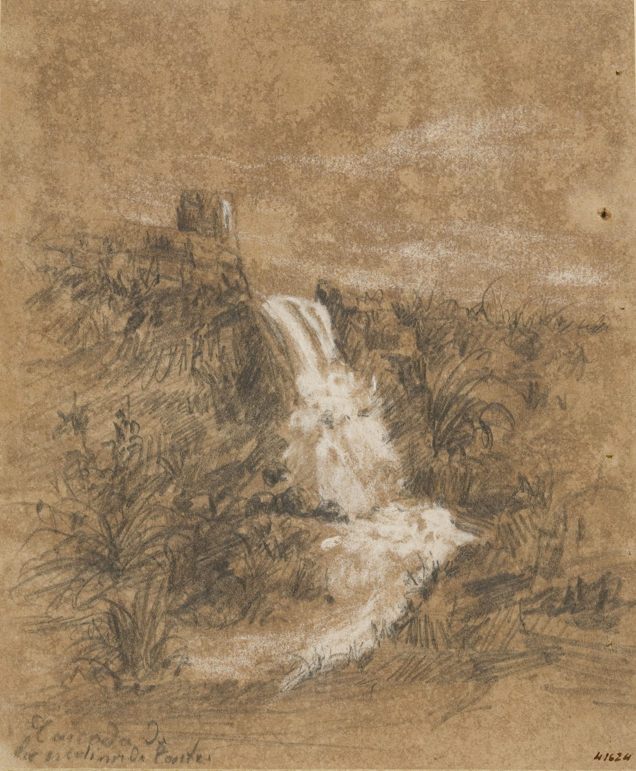 image for: Francesc Gimeno - Cascada dels molins de Contes - Cap a 1875-1878