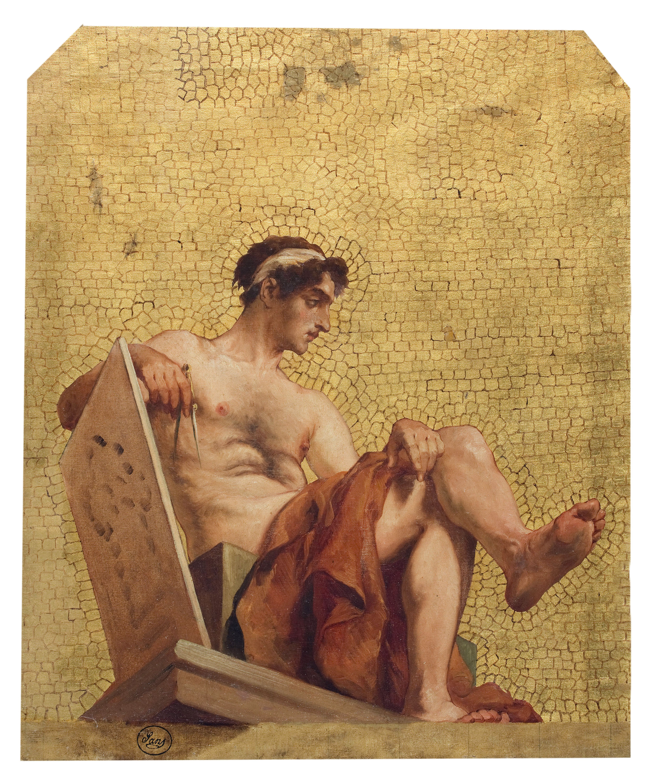 image for: Francesc Sans Cabot - Figura al·legòrica. L'Arquitectura - 1874