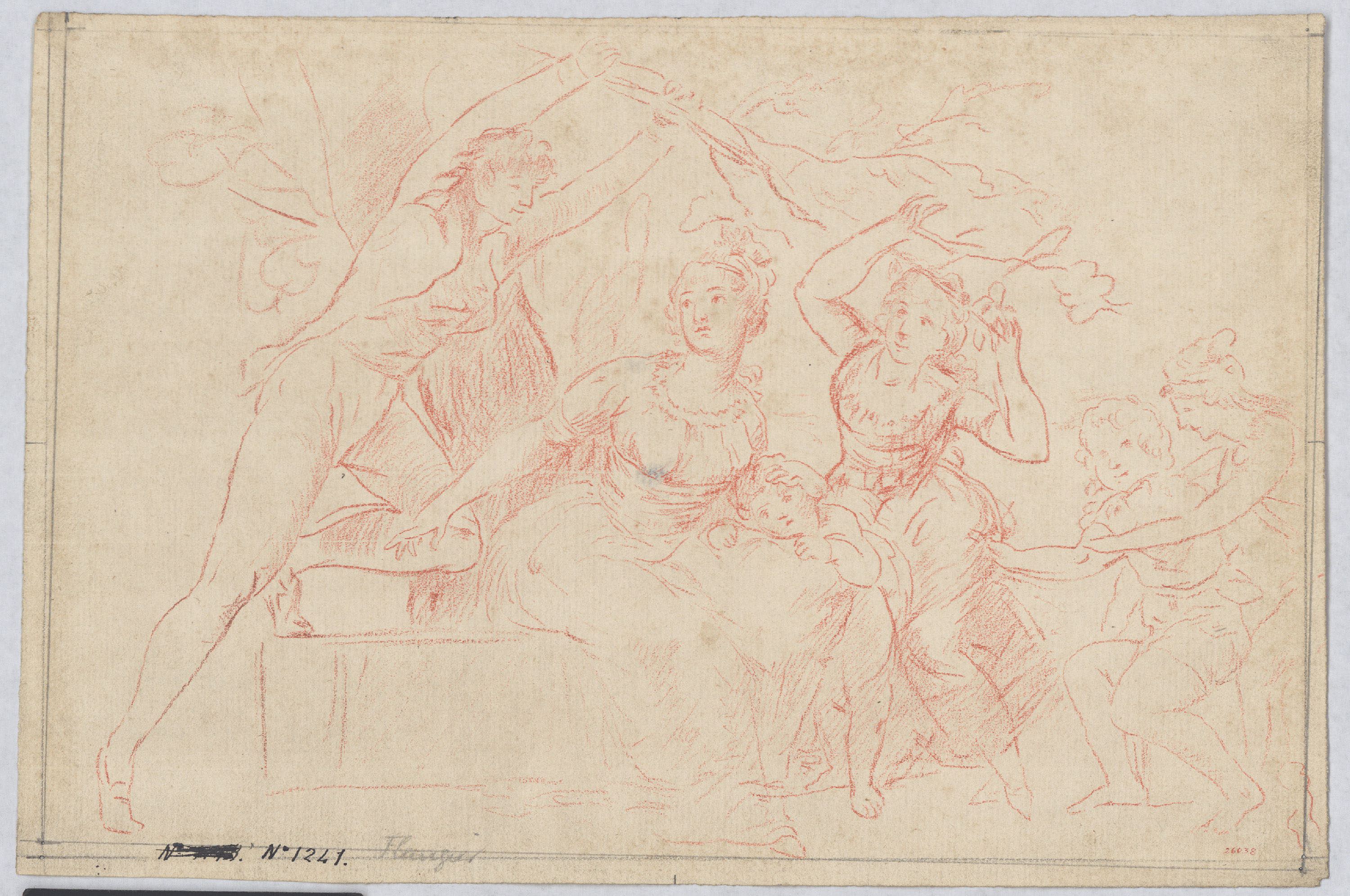 image for: Josep Bernat Flaugier - Escena galant - Cap a 1800-1812