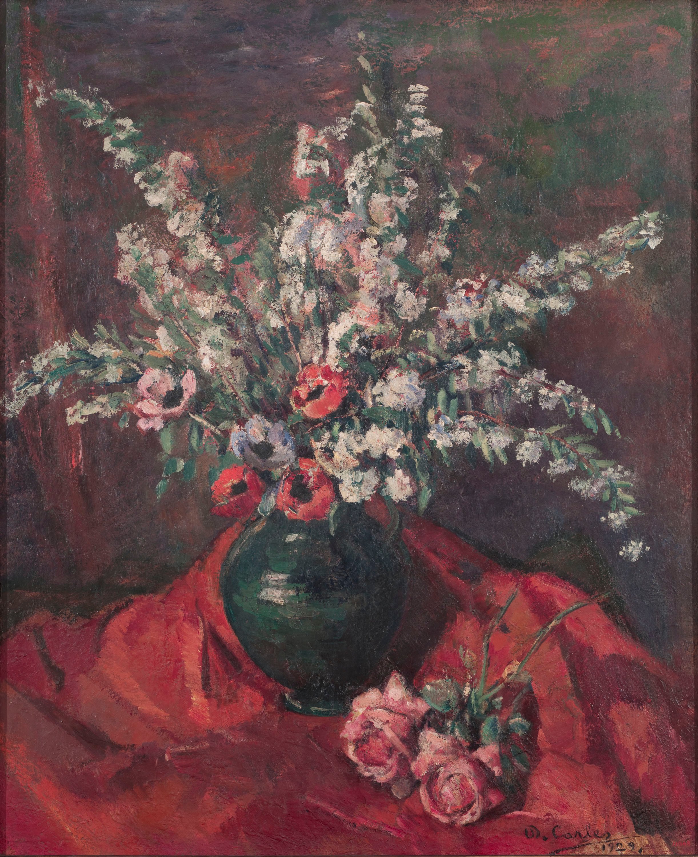 image for: Domènec Carles - Roig i verd - 1929