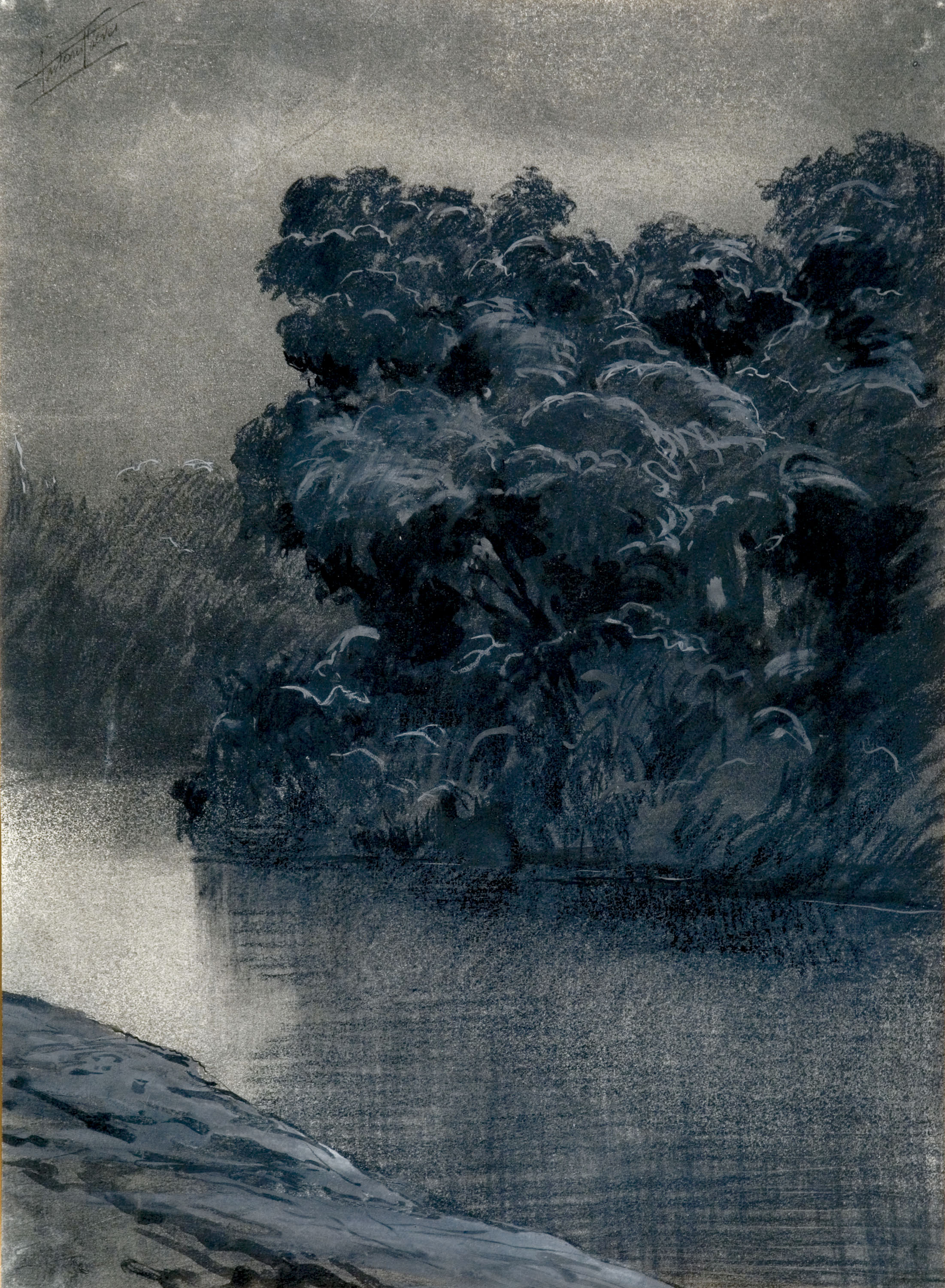 image for: Antoni Fabrés - Nocturn - Cap a 1880