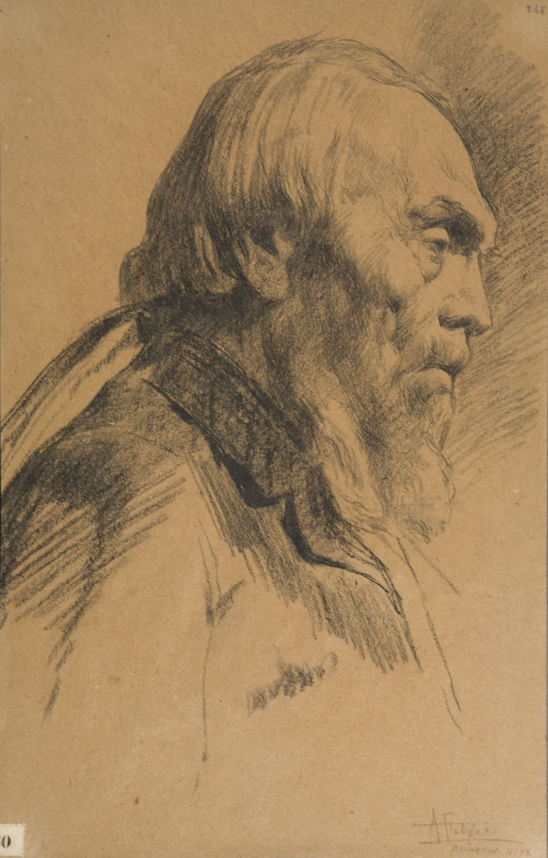 image for: Antoni Fabrés - Retrat masculí - Cap a 1902-1906