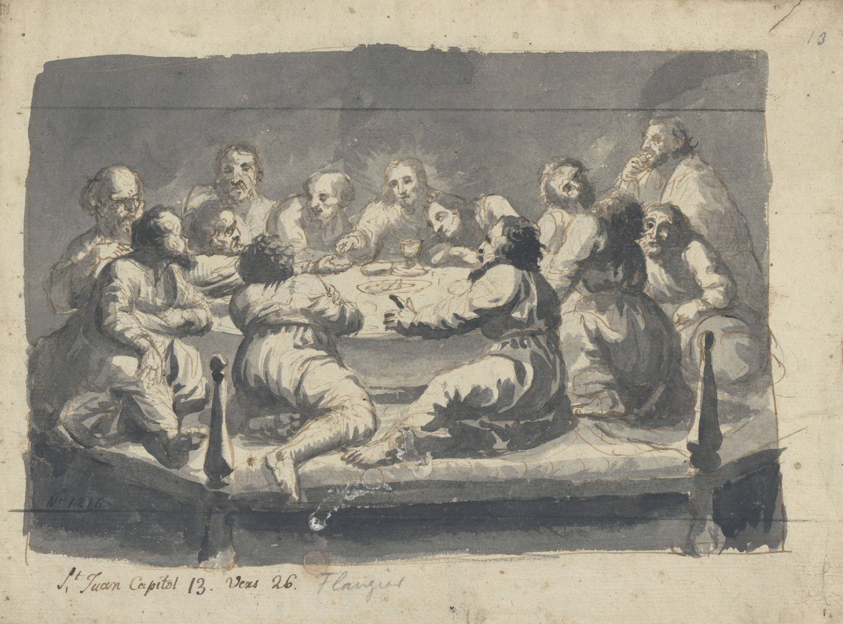 image for: Josep Bernat Flaugier - Sant Sopar - Cap a 1790-1800