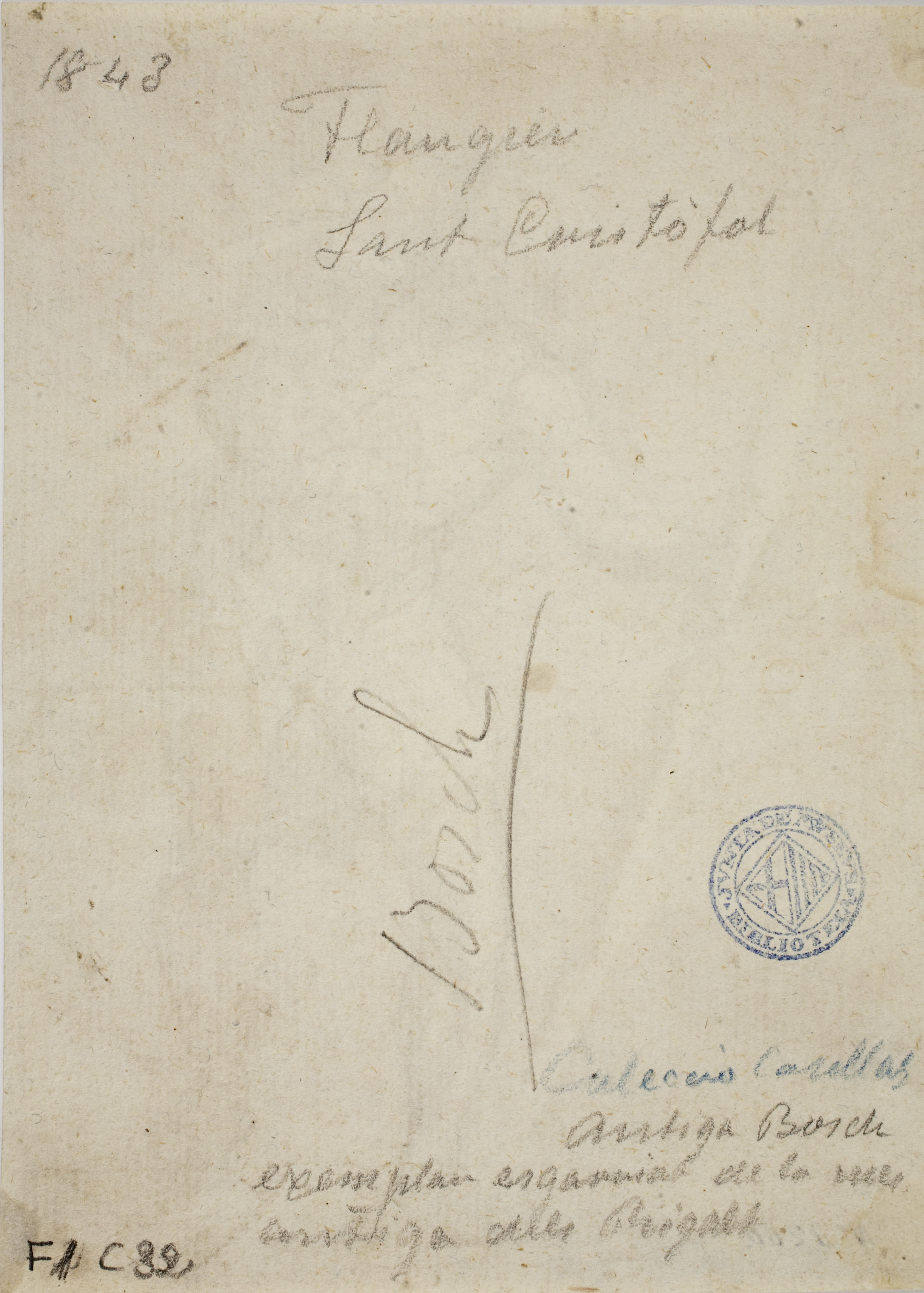 image for: Josep Bernat Flaugier - Sant Cristòfol - Cap a 1800-1812 [1]