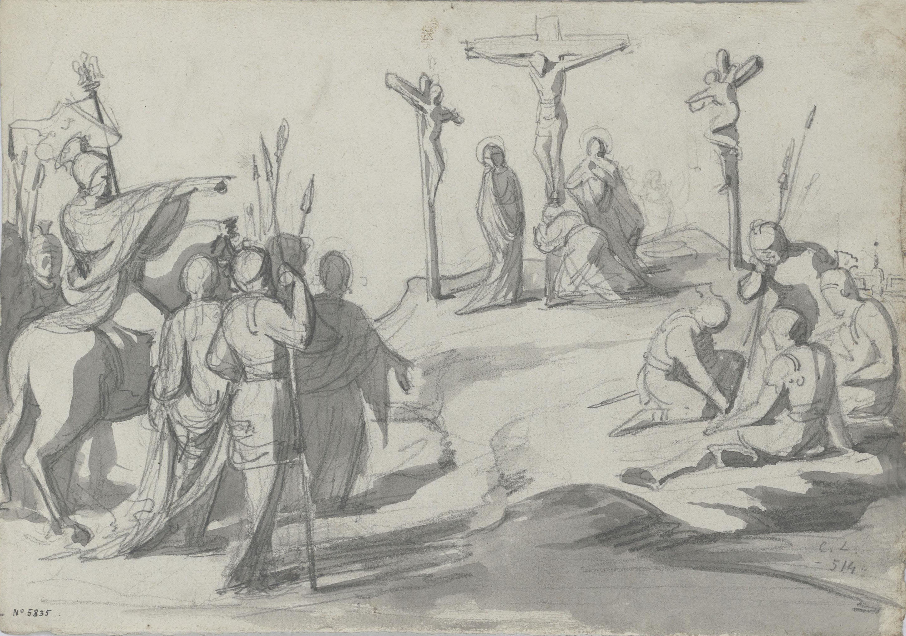 image for: Claudi Lorenzale - Calvari - Cap a 1840-1850