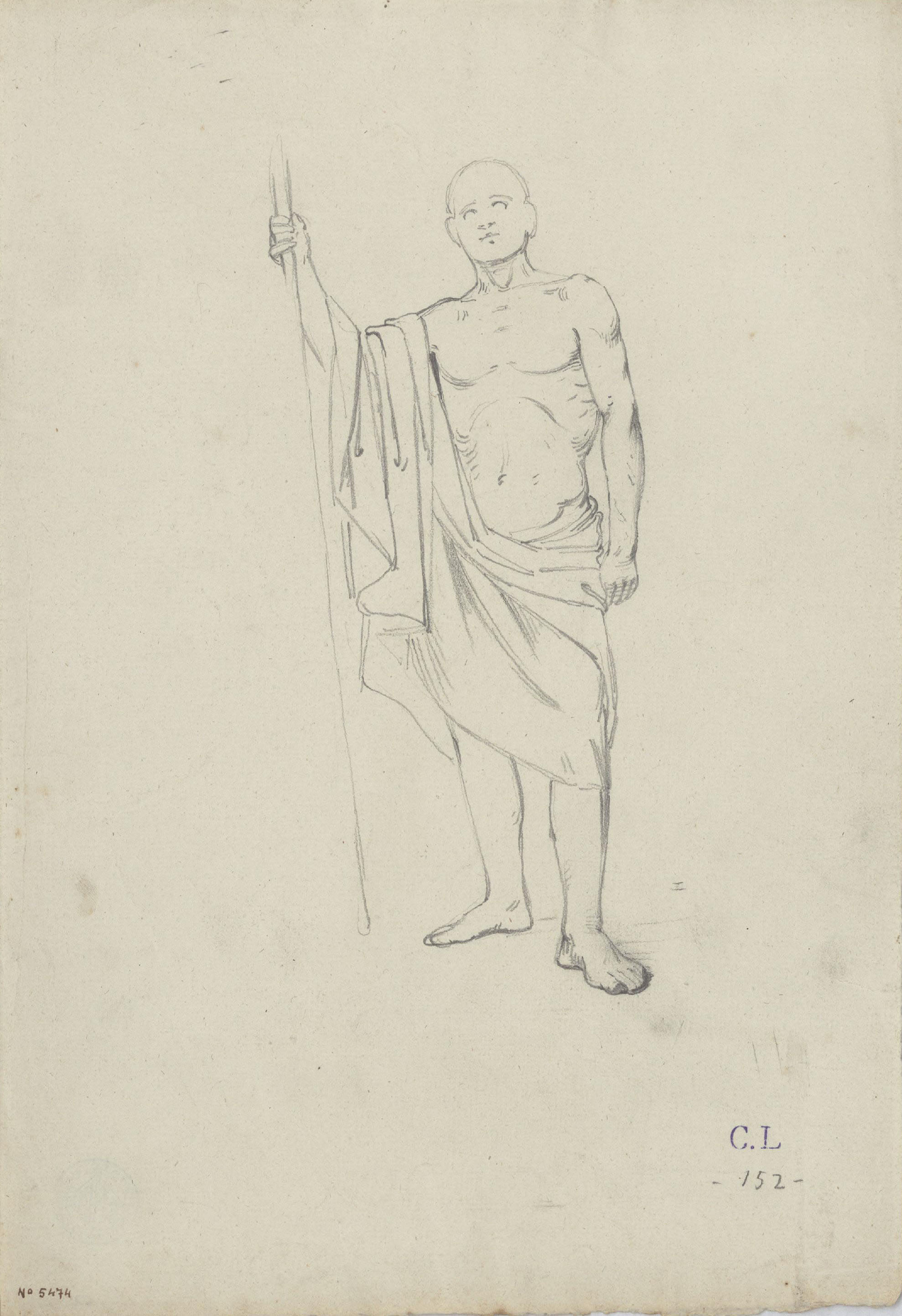 image for: Claudi Lorenzale - Acadèmia masculina - Cap a 1850-1860