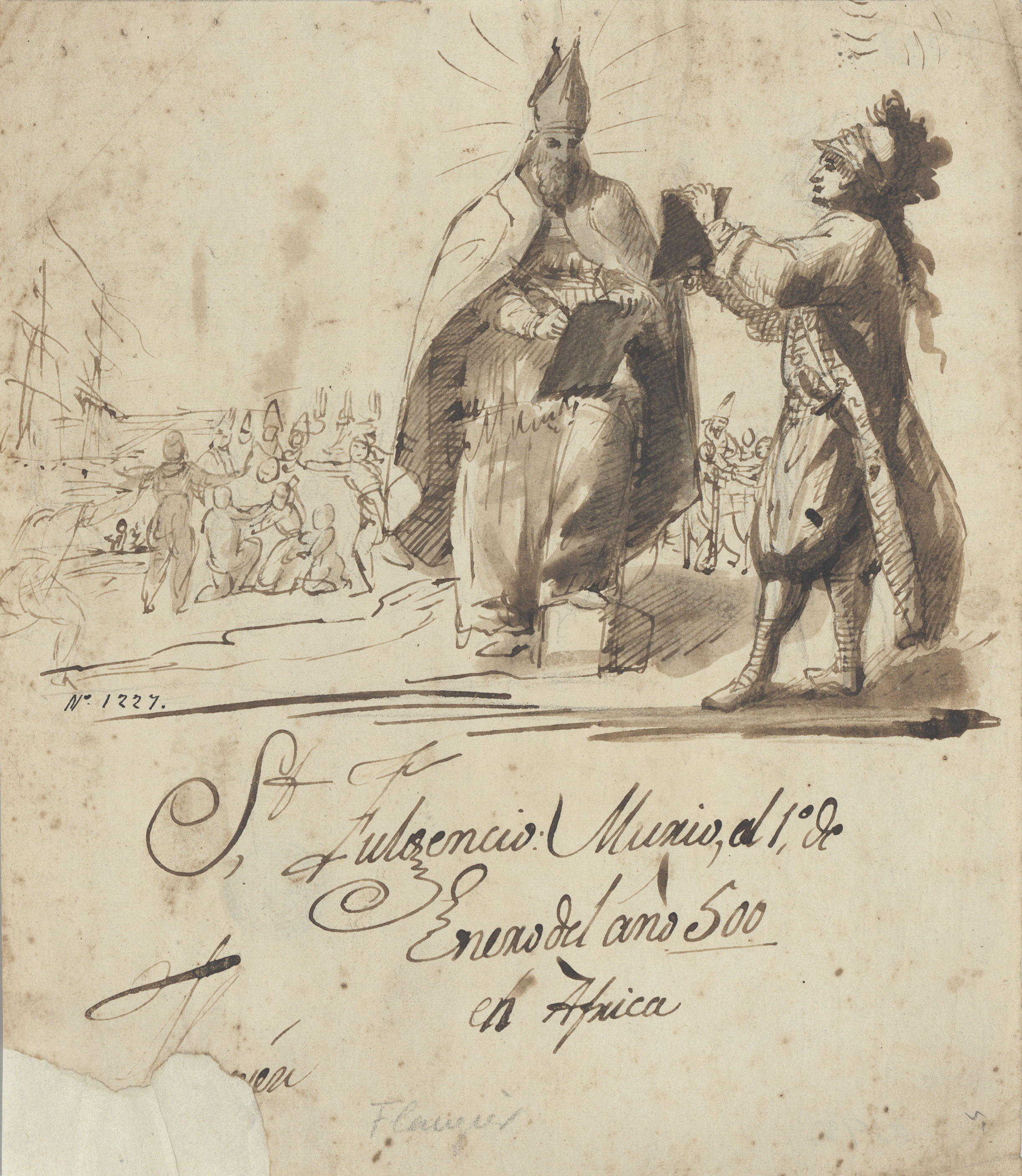 image for: Josep Bernat Flaugier - Sant Fulgenci - Cap a 1790-1800