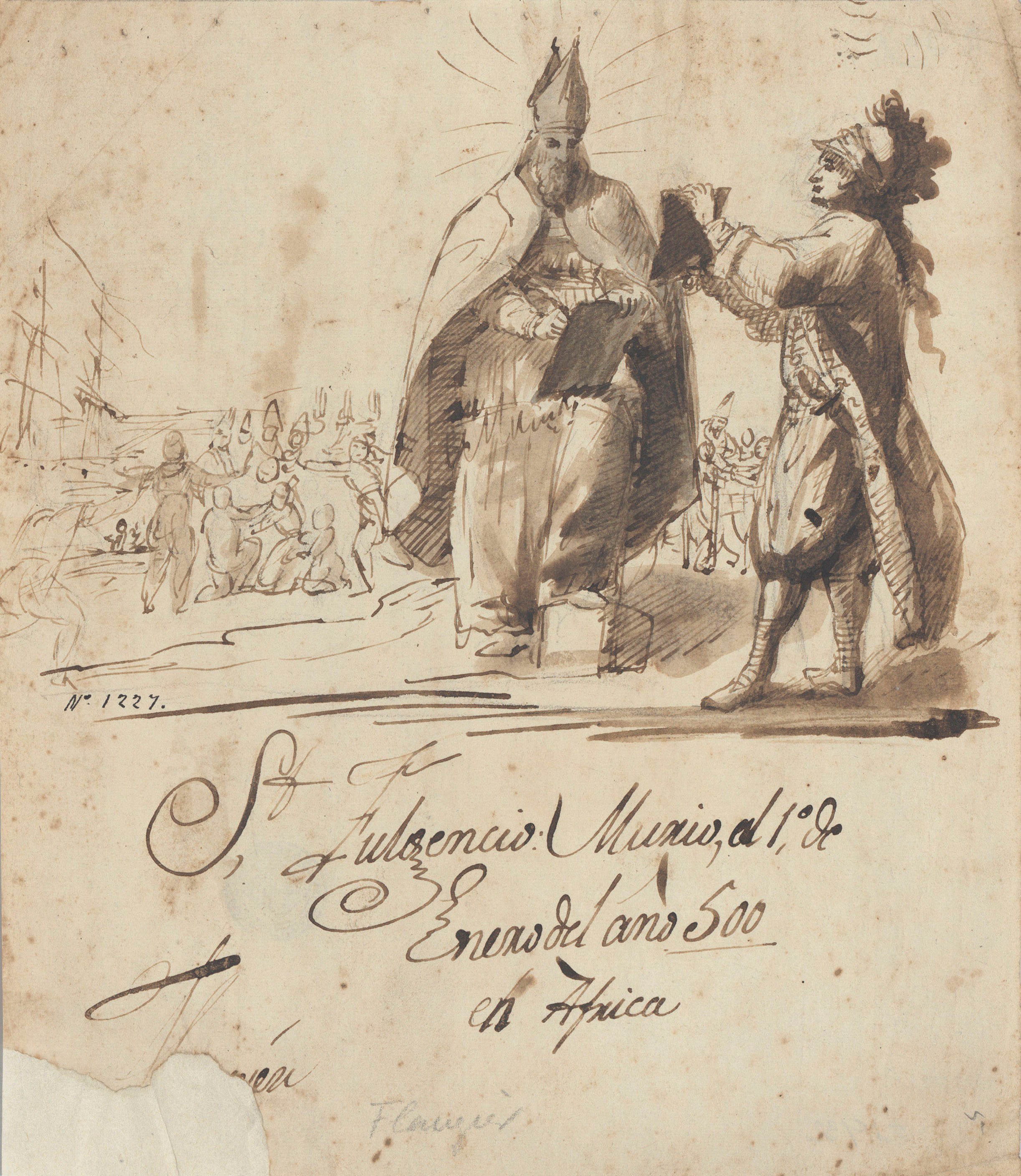 image for: Josep Bernat Flaugier - Sant Fulgenci - Cap a 1790-1800