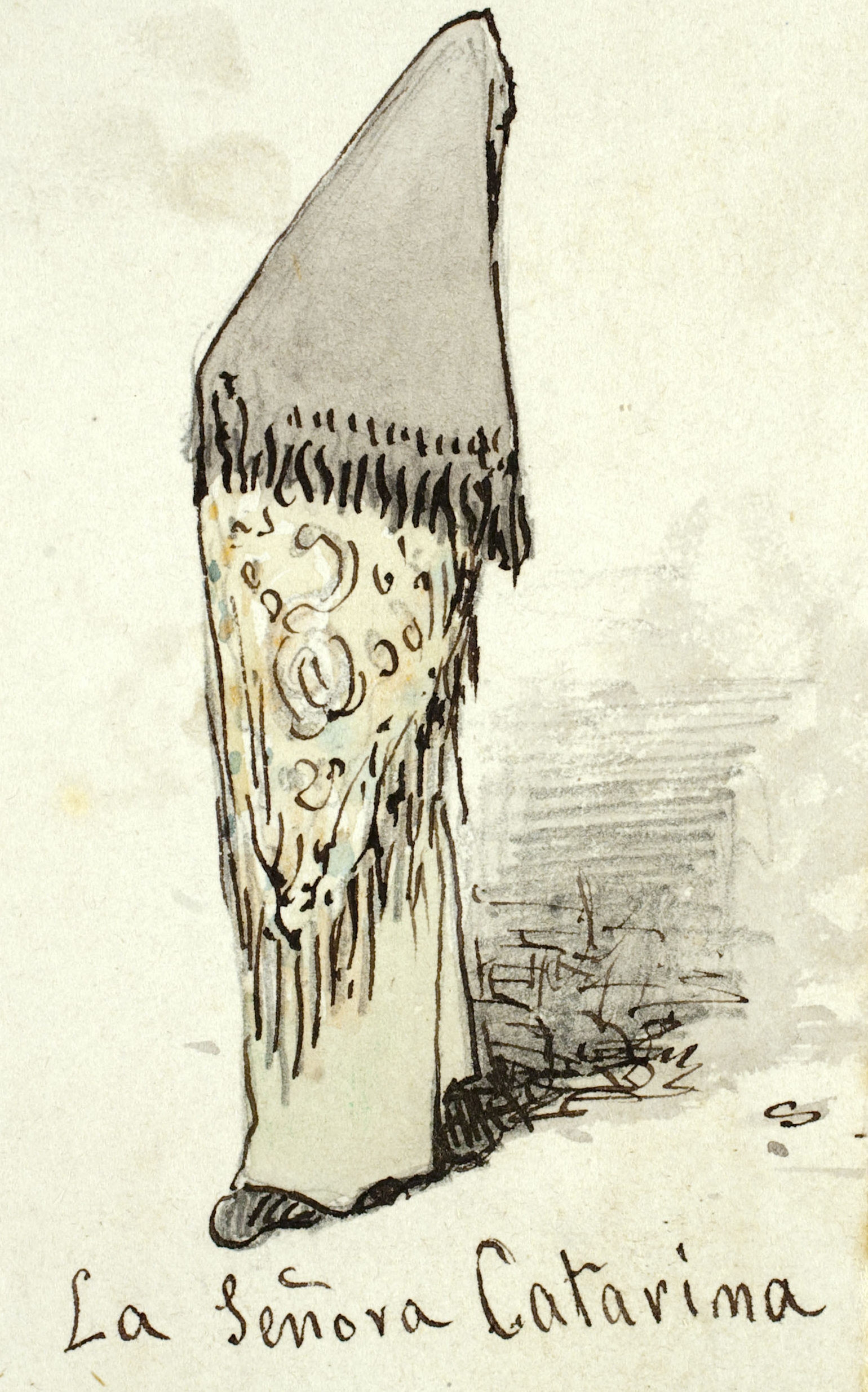 image for: Modest Urgell - La senyora Caterina - Cap a 1864