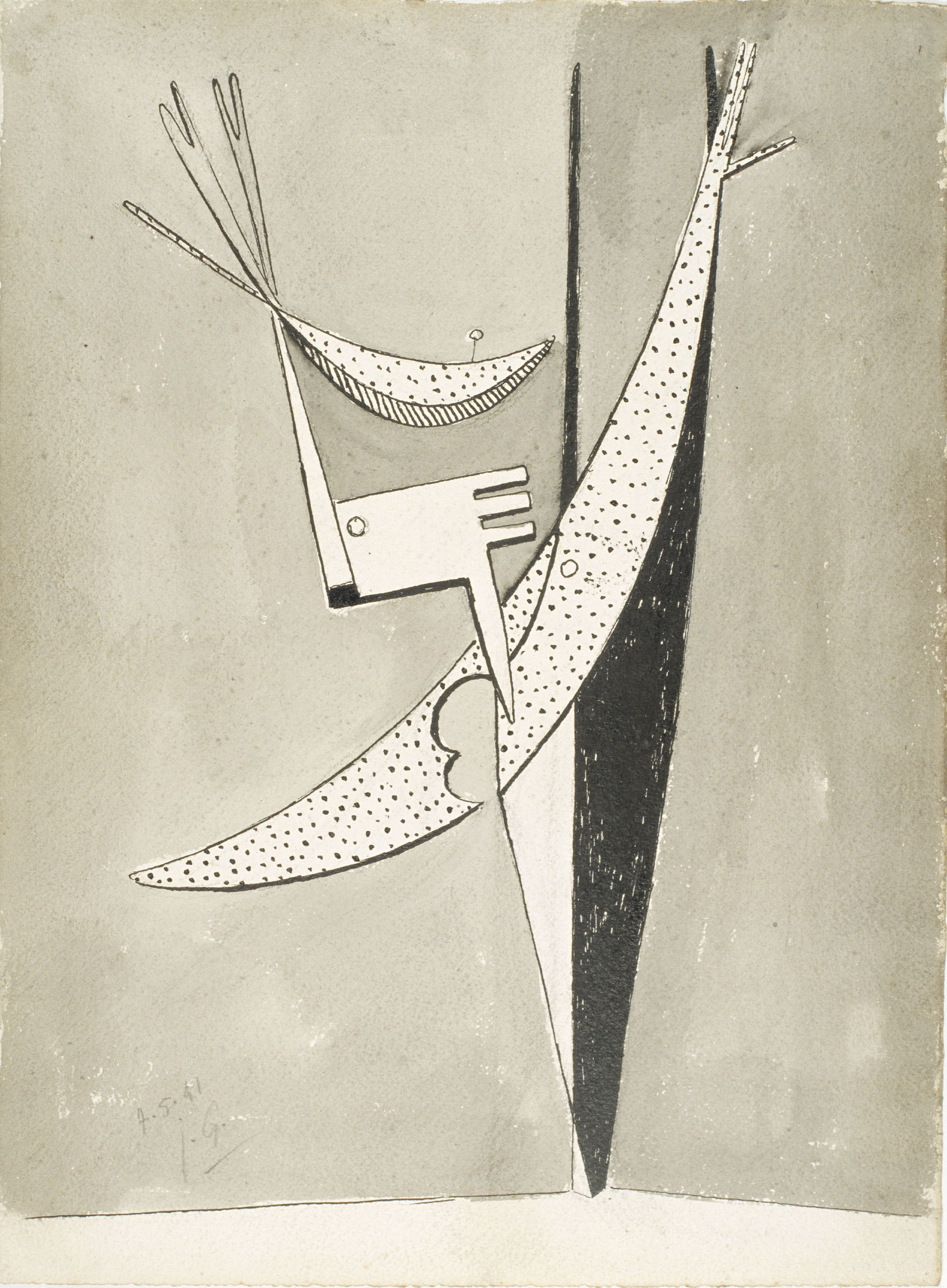 image for: Juli González - Personatge puntejat (Personnage aux pointillés) - 1941