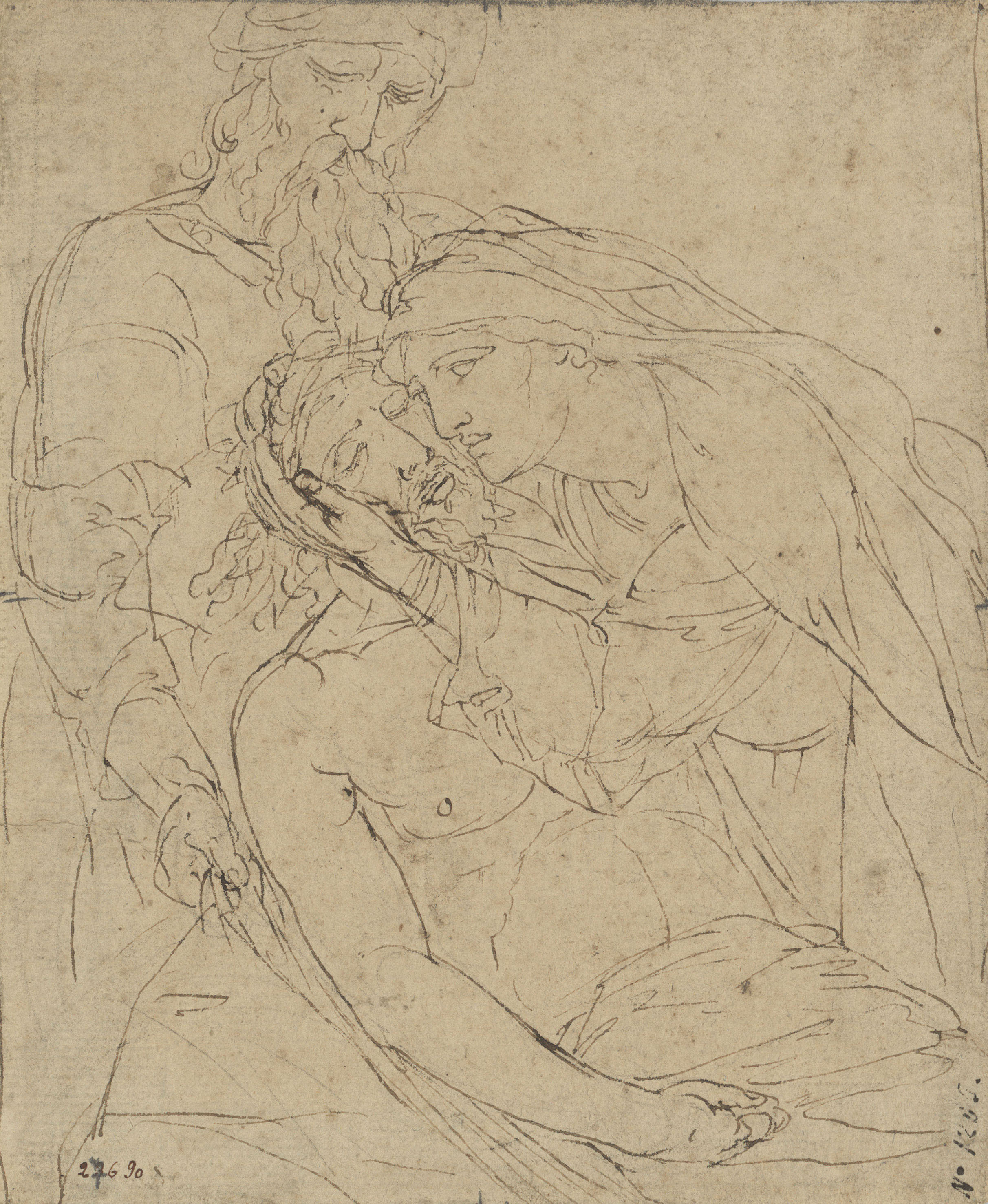 image for: Josep Bernat Flaugier - Després del davallament - Cap a 1800-1812