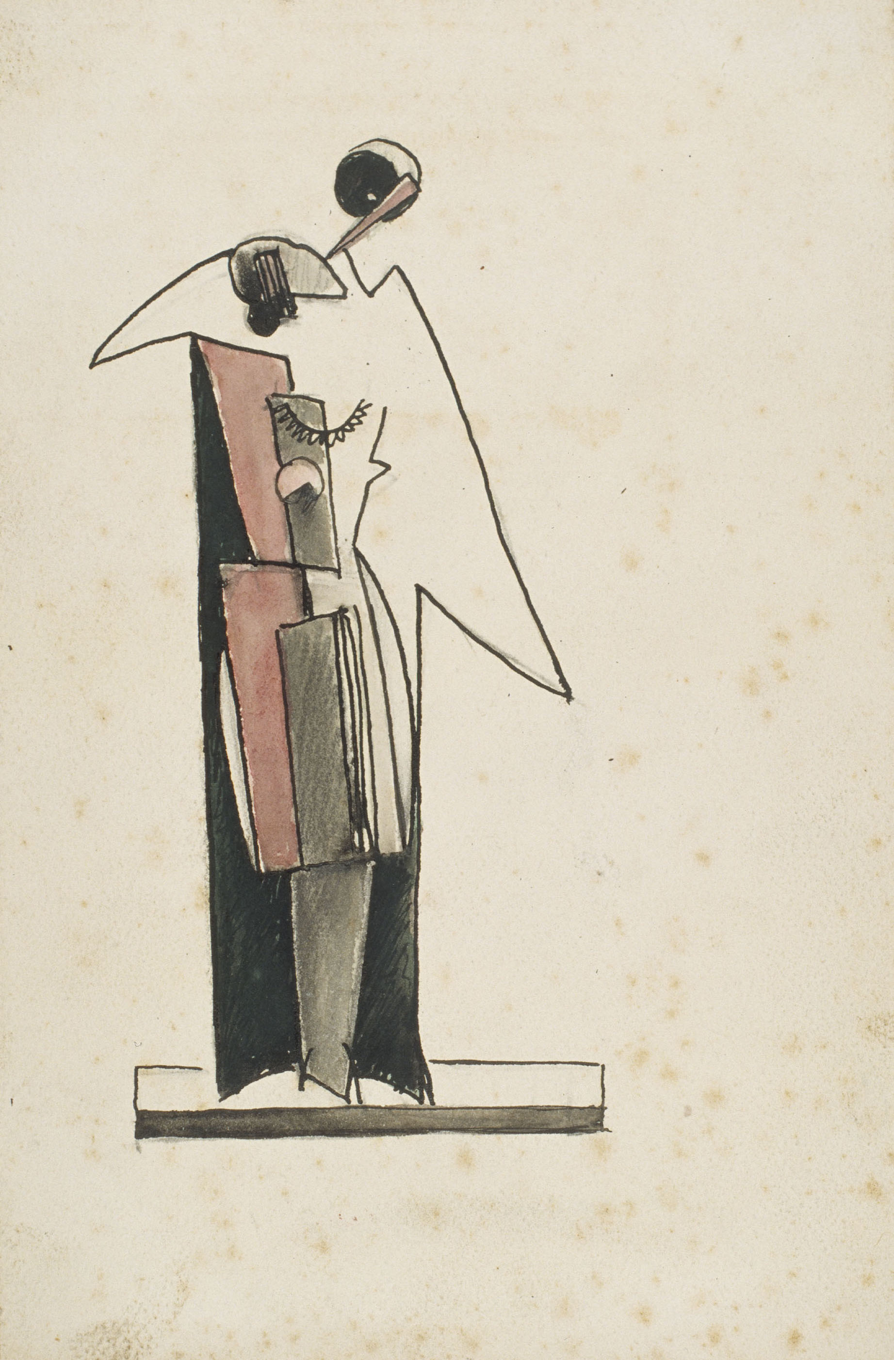 Juli González - Dues figures dempeus - Cap a 1930 image for: Juli González - Dues figures dempeus - Cap a 1930