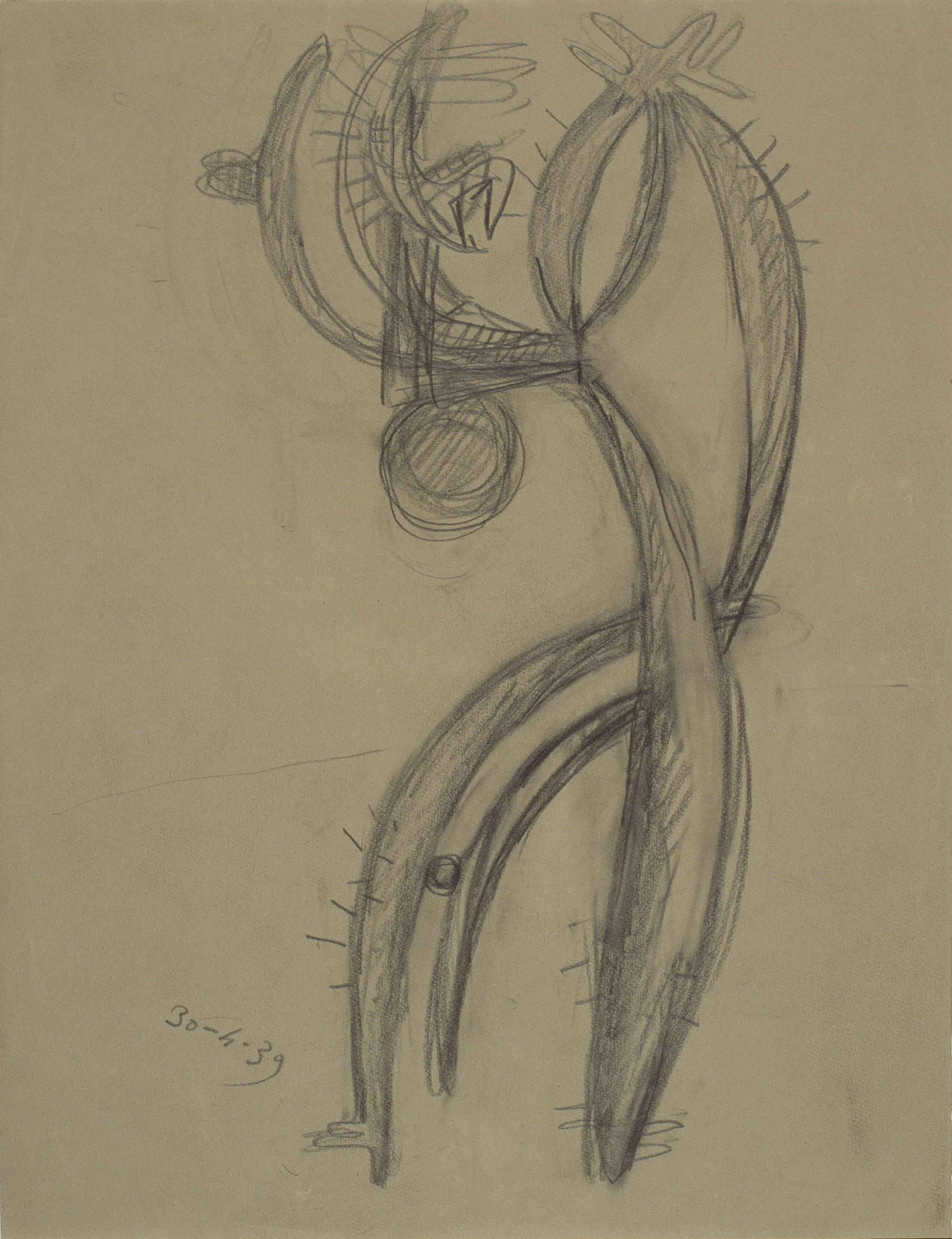 image for: Juli González - Estudi per a l'home cactus - 1939