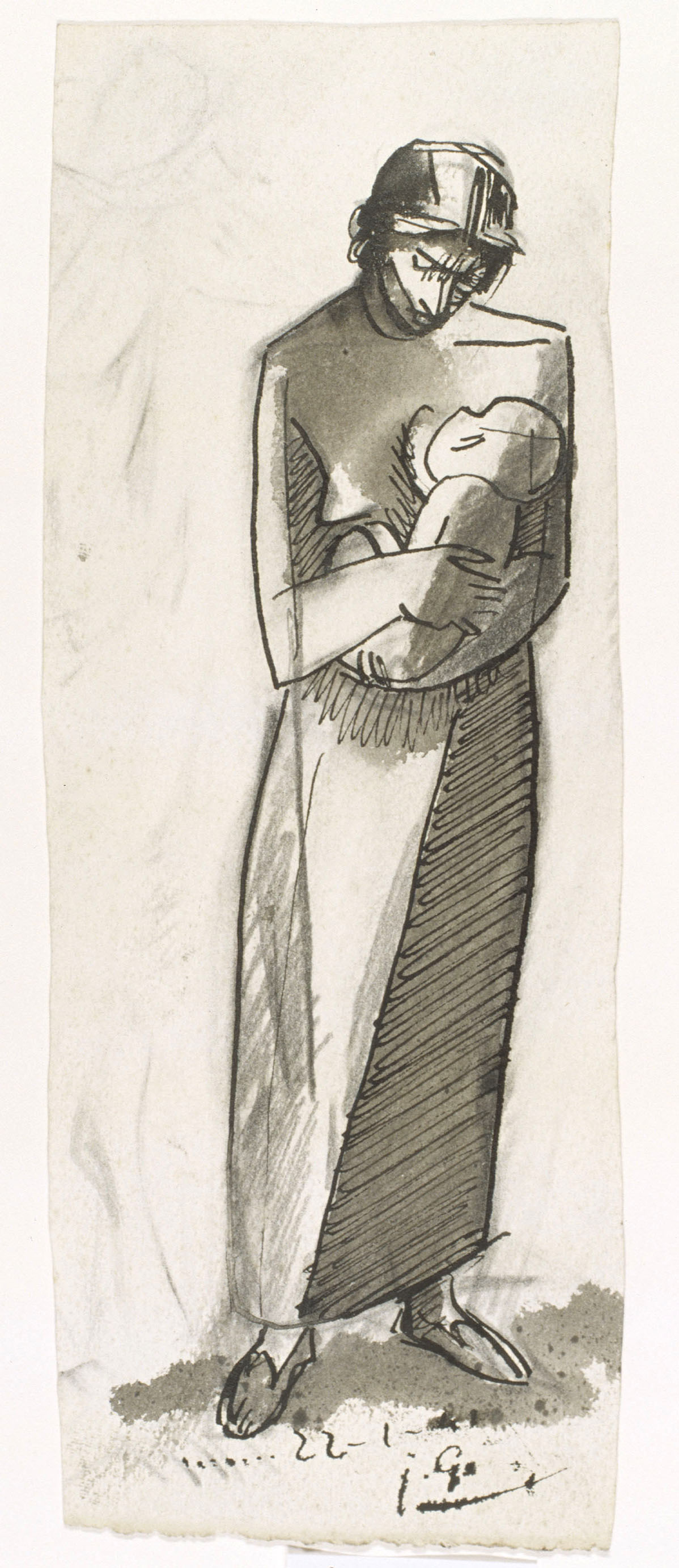 image for: Juli González - Maternitat ansiosa (Maternité anxieuse) - 1941
