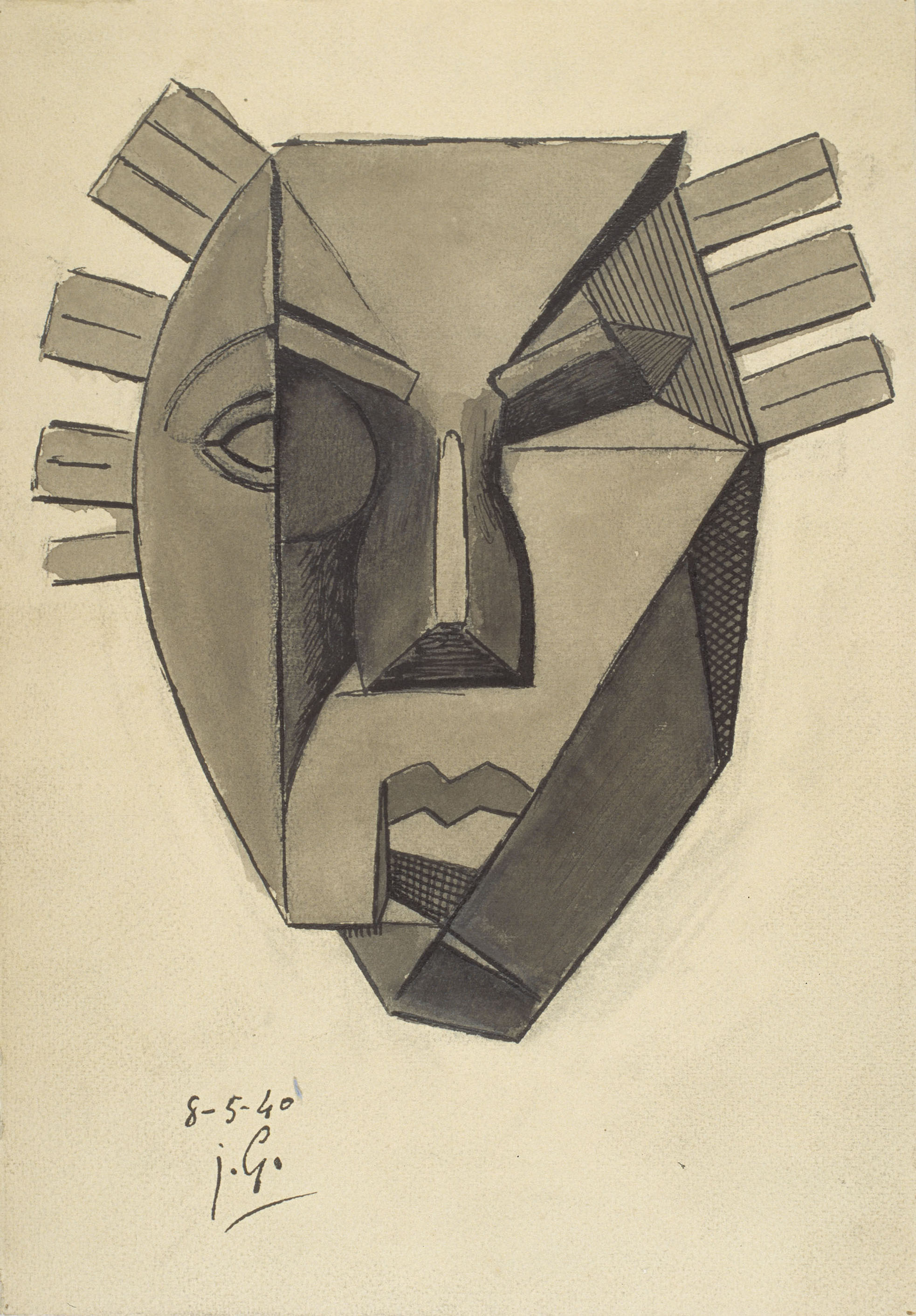 image for: Juli González - Màscara austera (Masque rigoreux) - 1940