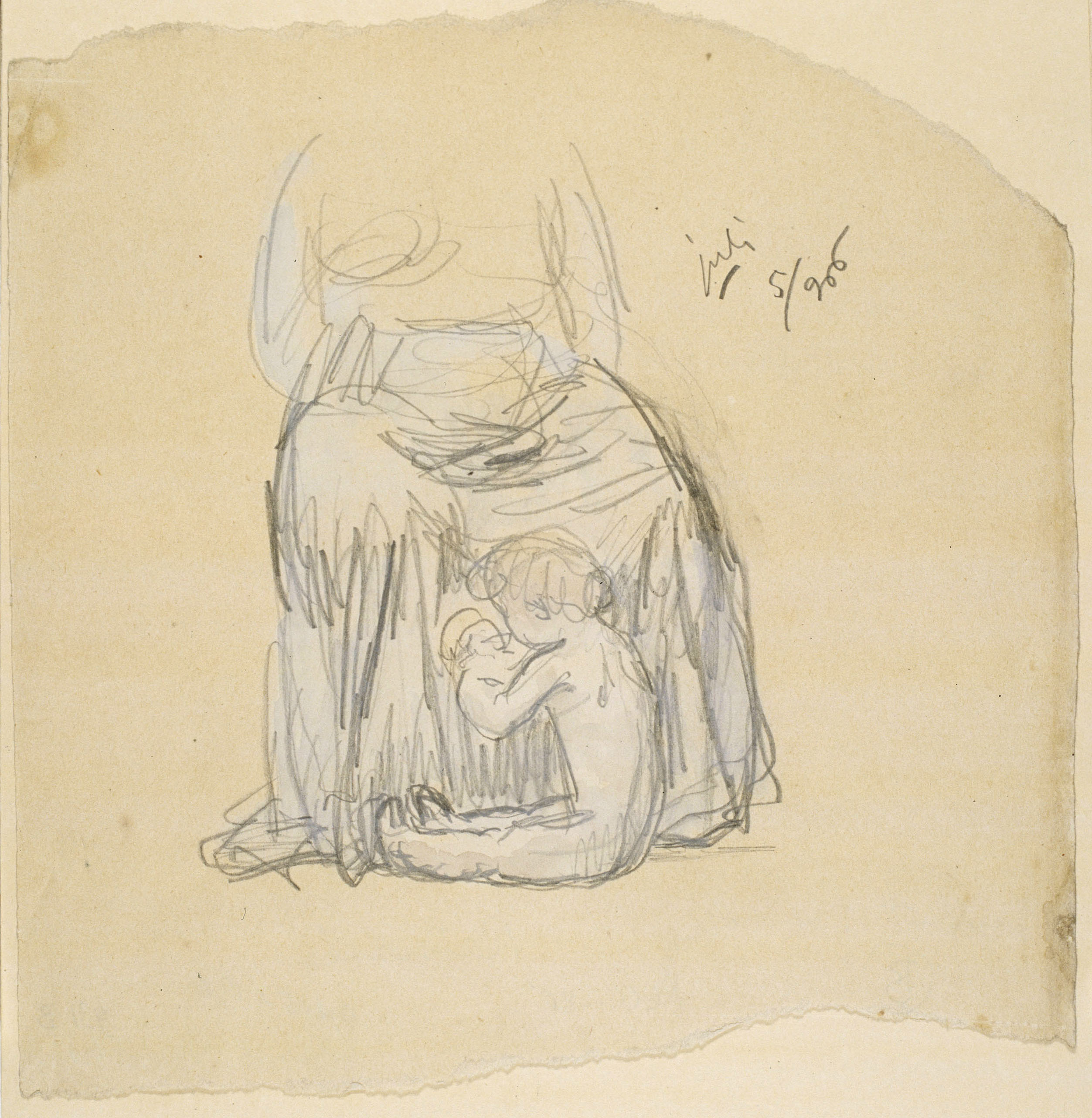 image for: Juli González - Nen i mainadera (Enfant et nourrice) - 1906