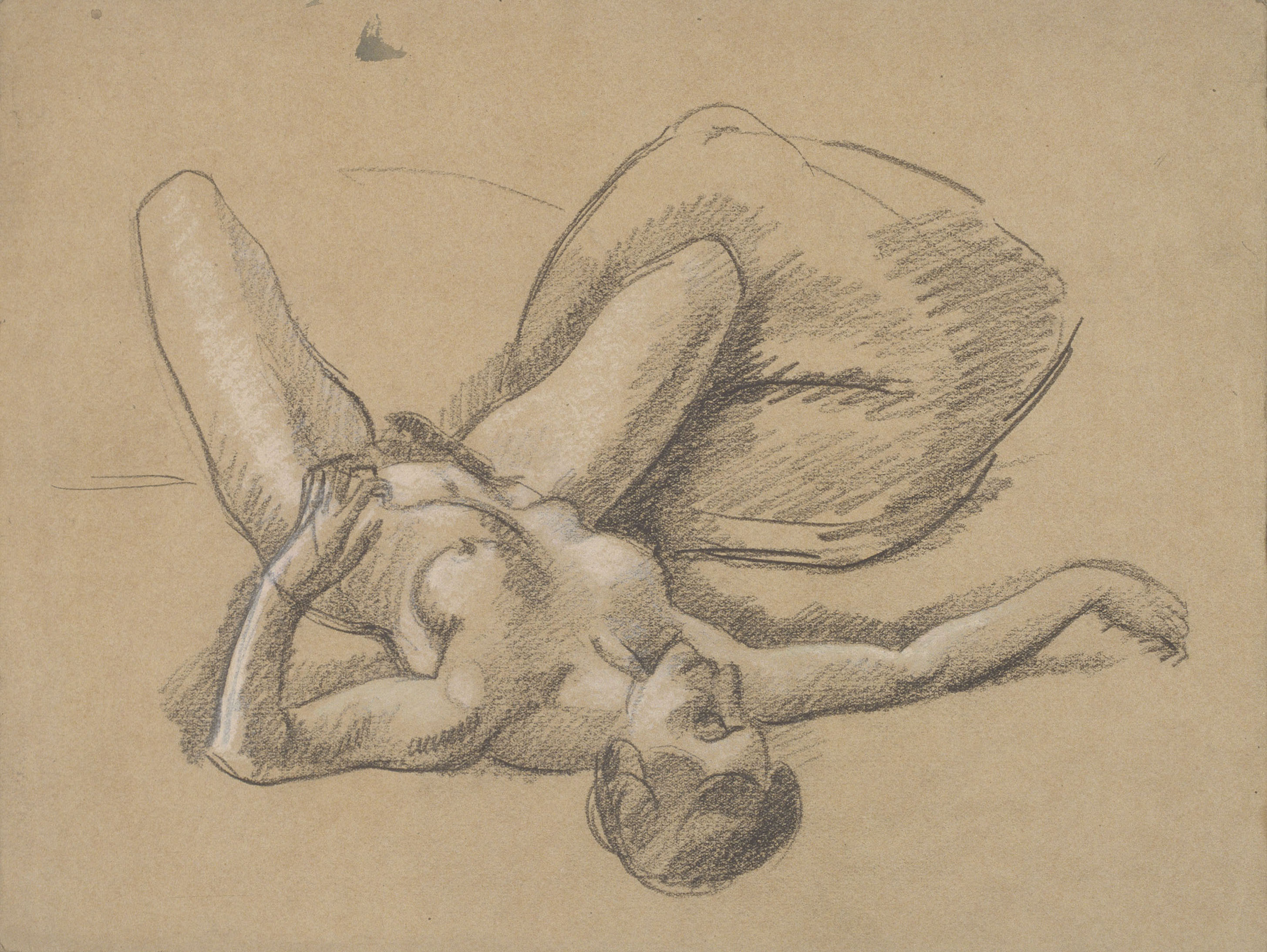 image for: Juli González - Nu gitat amb gran coixí (Nu couché au grand coussin) - Cap a 1914-1918
