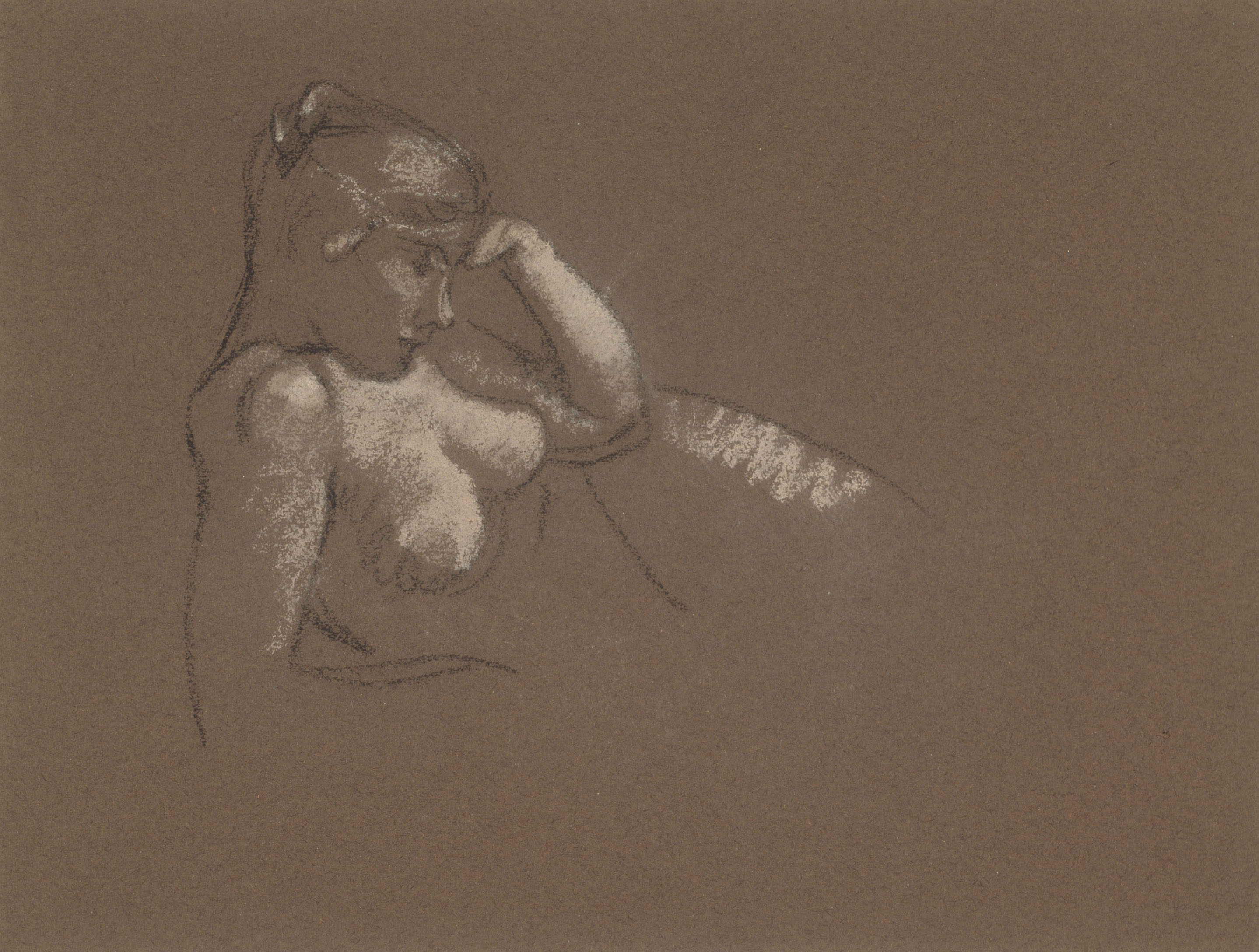 image for: Juli González - Nu pensatiu - Cap a 1914-1918