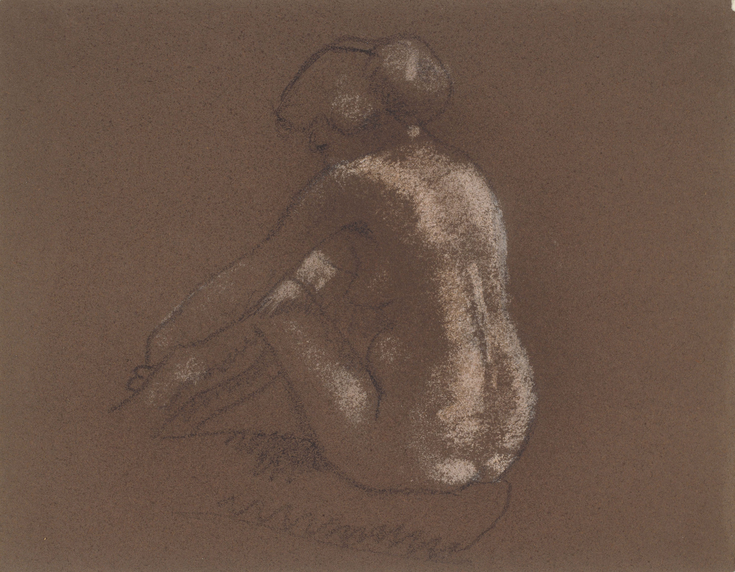image for: Juli González - Nu assegut d'esquena - Entre 1914-1918