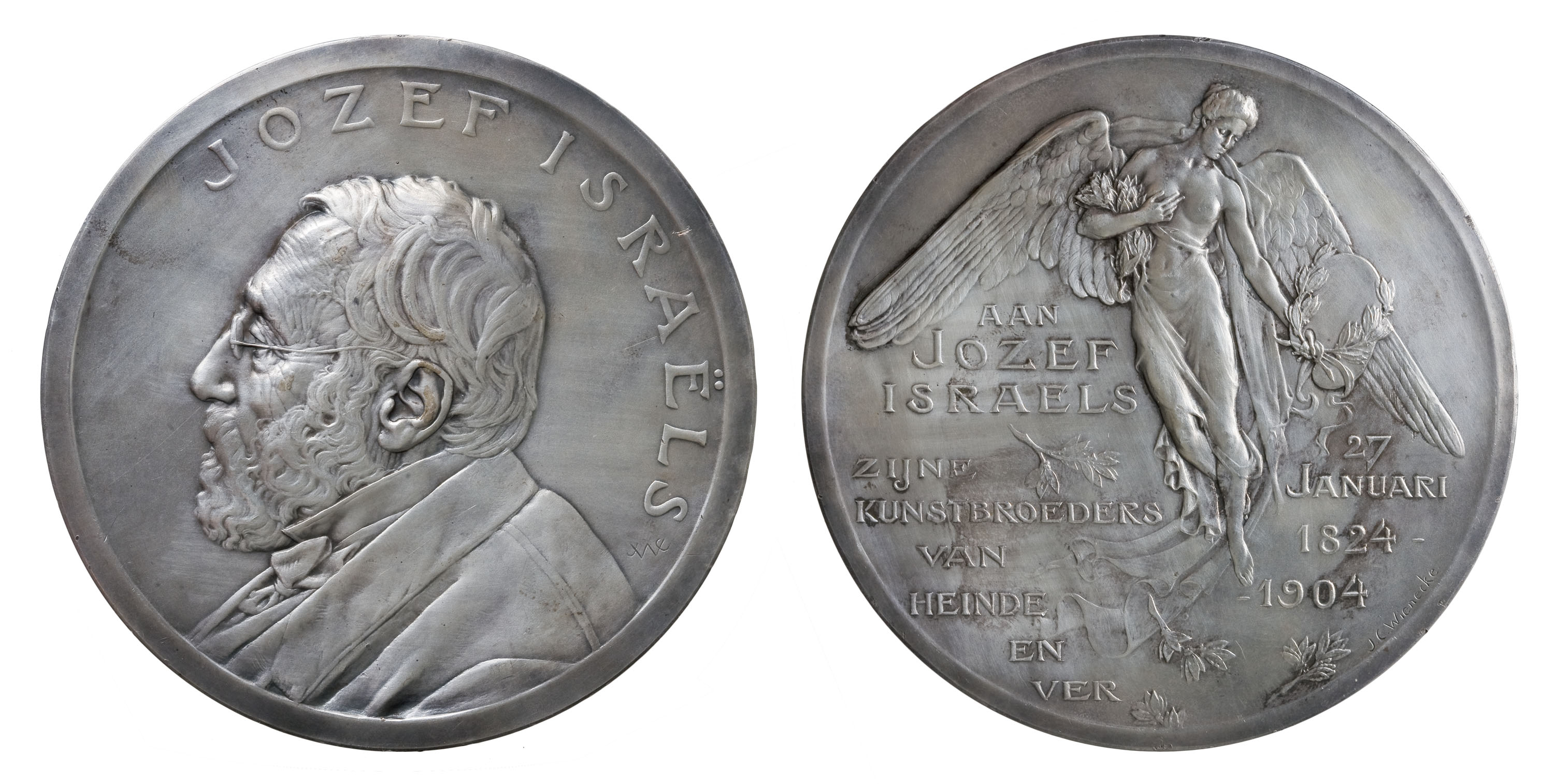 image for: Johann Cornelius Wienecke - A Jozef Israëls en el seu 80è aniversari - 1904