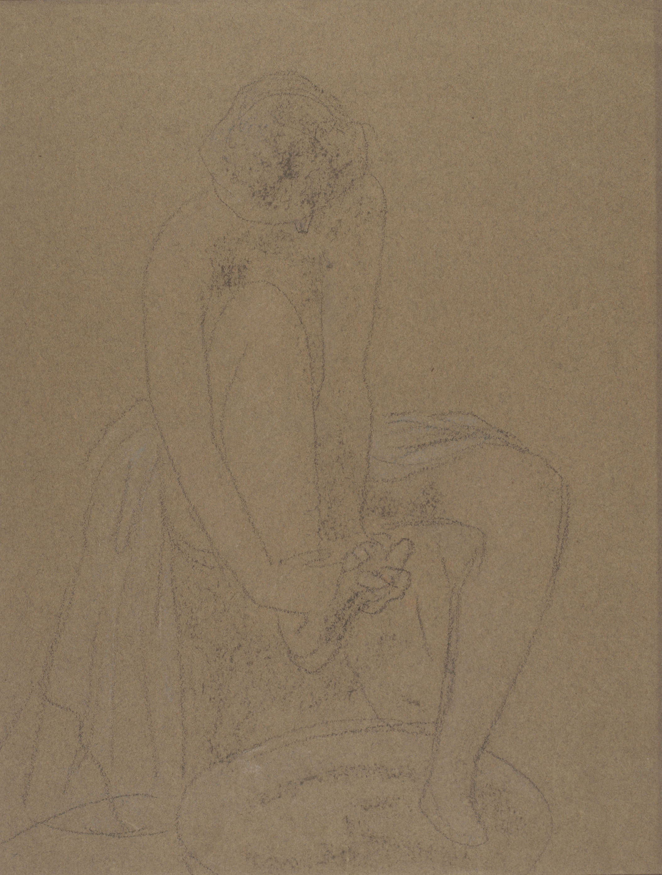 Juli González - El bany de peus (Le bain de pieds) - Cap a 1910-1918 image for: Juli González - El bany de peus (Le bain de pieds) - Cap a 1910-1918