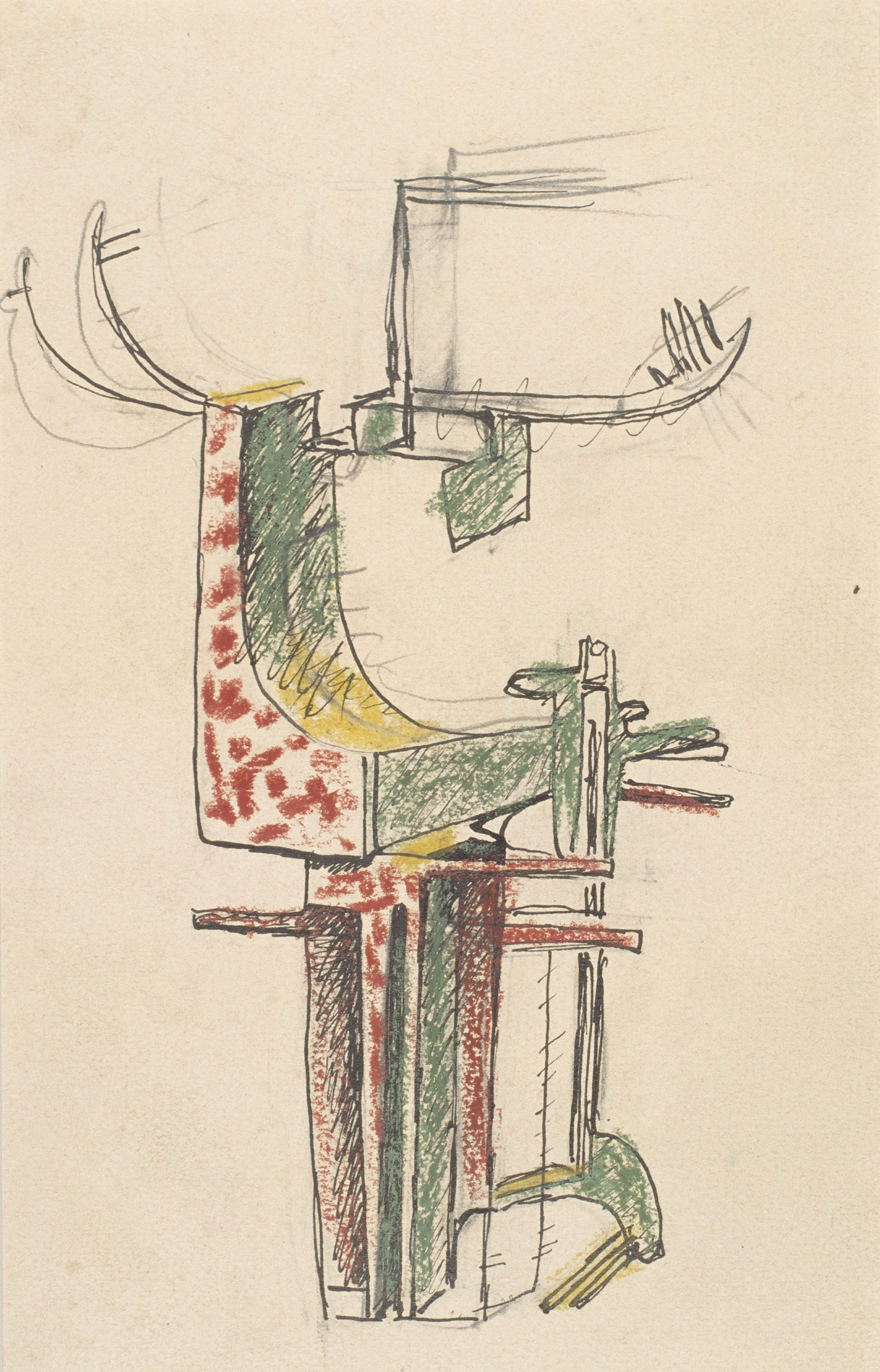 image for: Juli González - Estudi d'home abstracte (Étude d'homme abstrait) - Cap a 1939-1940