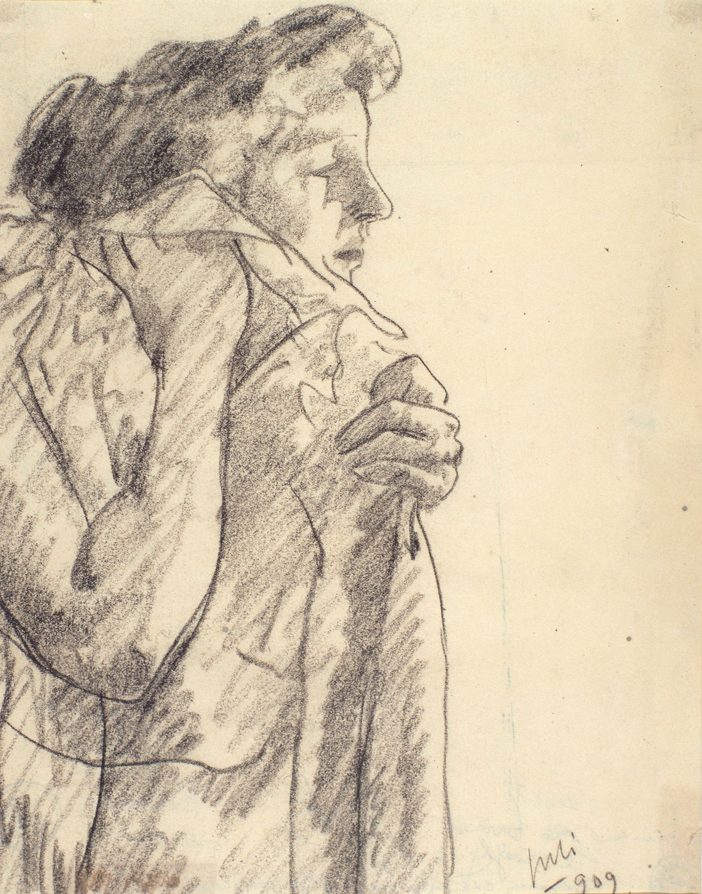 image for: Juli González - Dona que es renta la cara (Femme se lavant le visage) - 1909