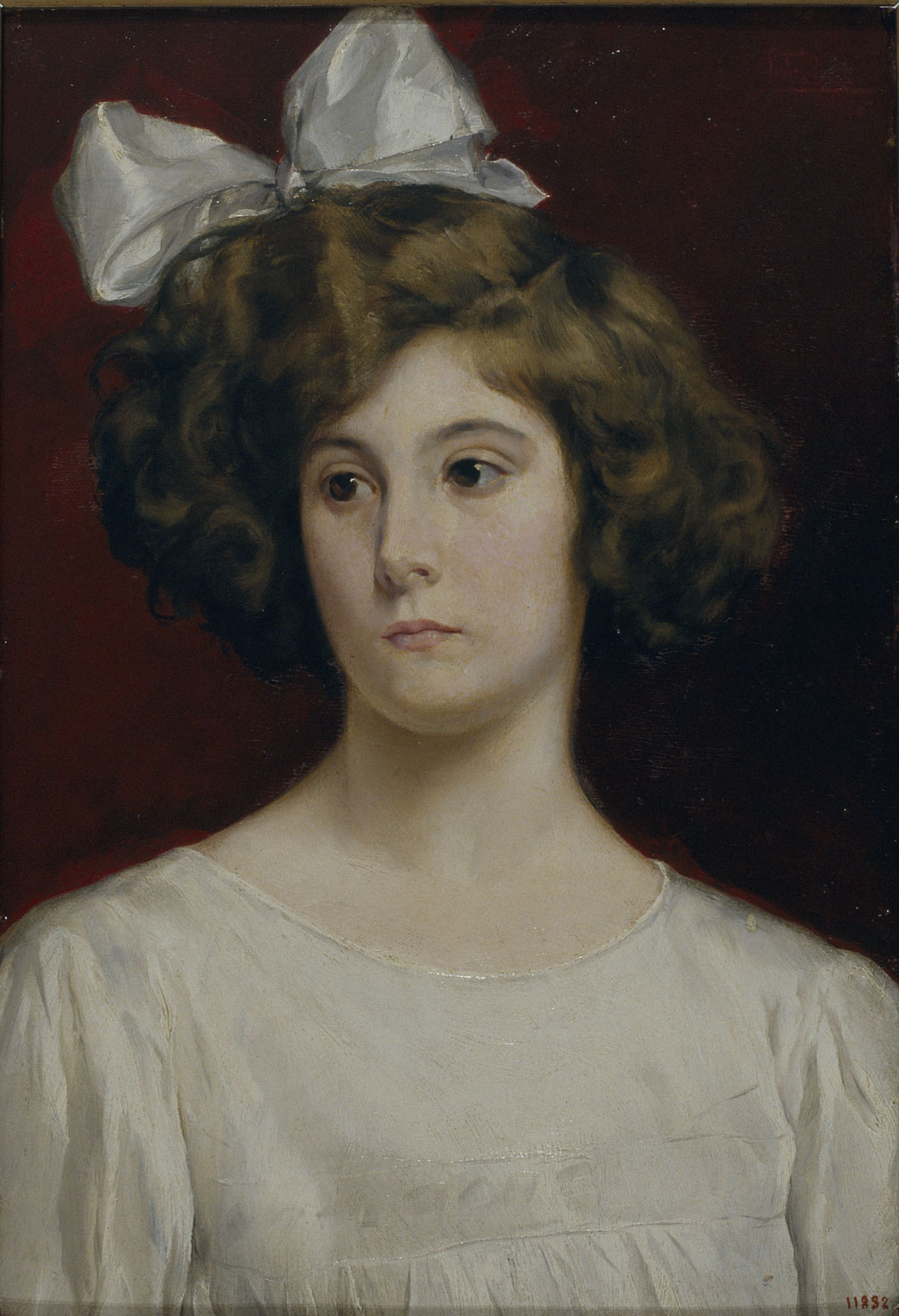 image for: Antoni Fabrés - Retrat de nena - 1912