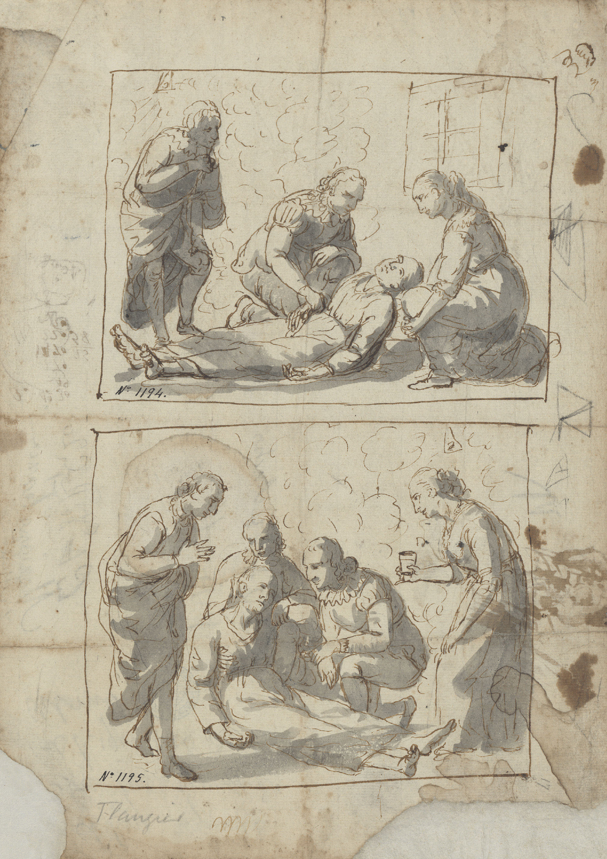 image for: Josep Bernat Flaugier - Mort d'un sant - Cap a 1790-1800