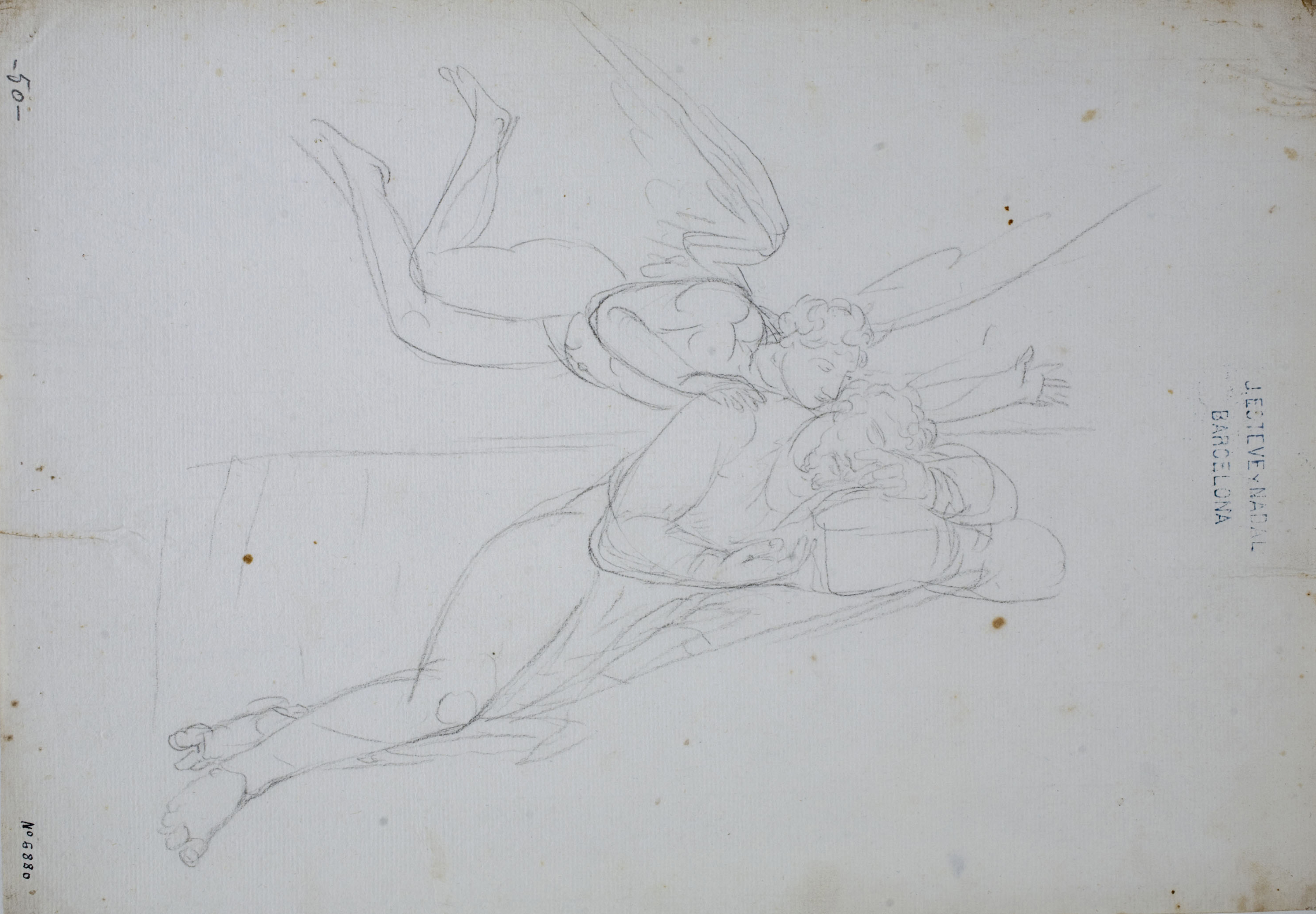 image for: Josep Bernat Flaugier - Somni de sant Josep [?] - Cap a 1800-1812