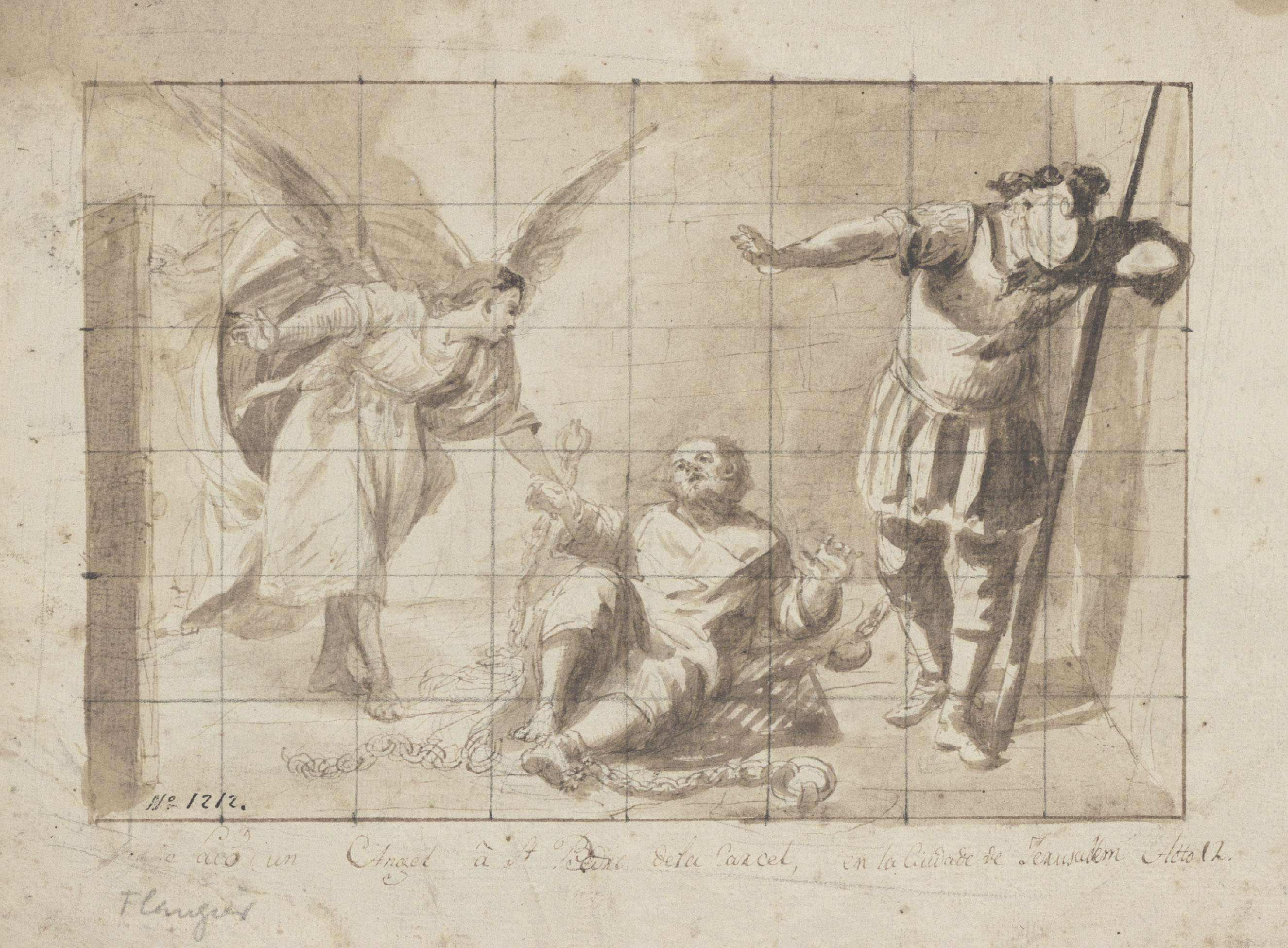 image for: Josep Bernat Flaugier - Alliberament de sant Pere - Cap a 1800-1812