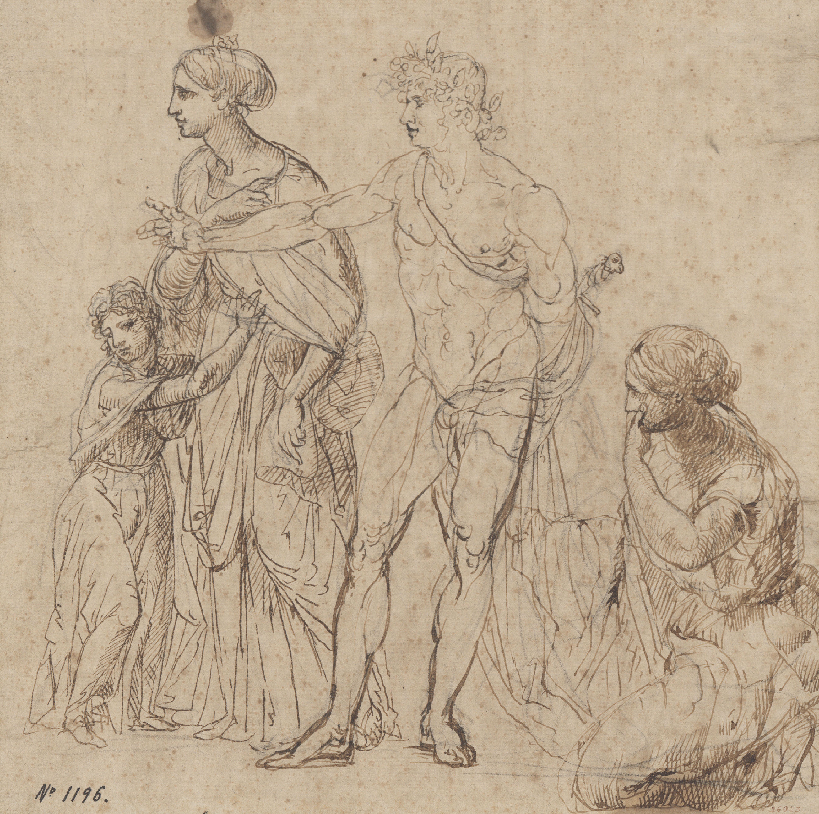 image for: Josep Bernat Flaugier - Martiri de santa Juliana i santa Semproniana [?] - Cap a 1800-1812