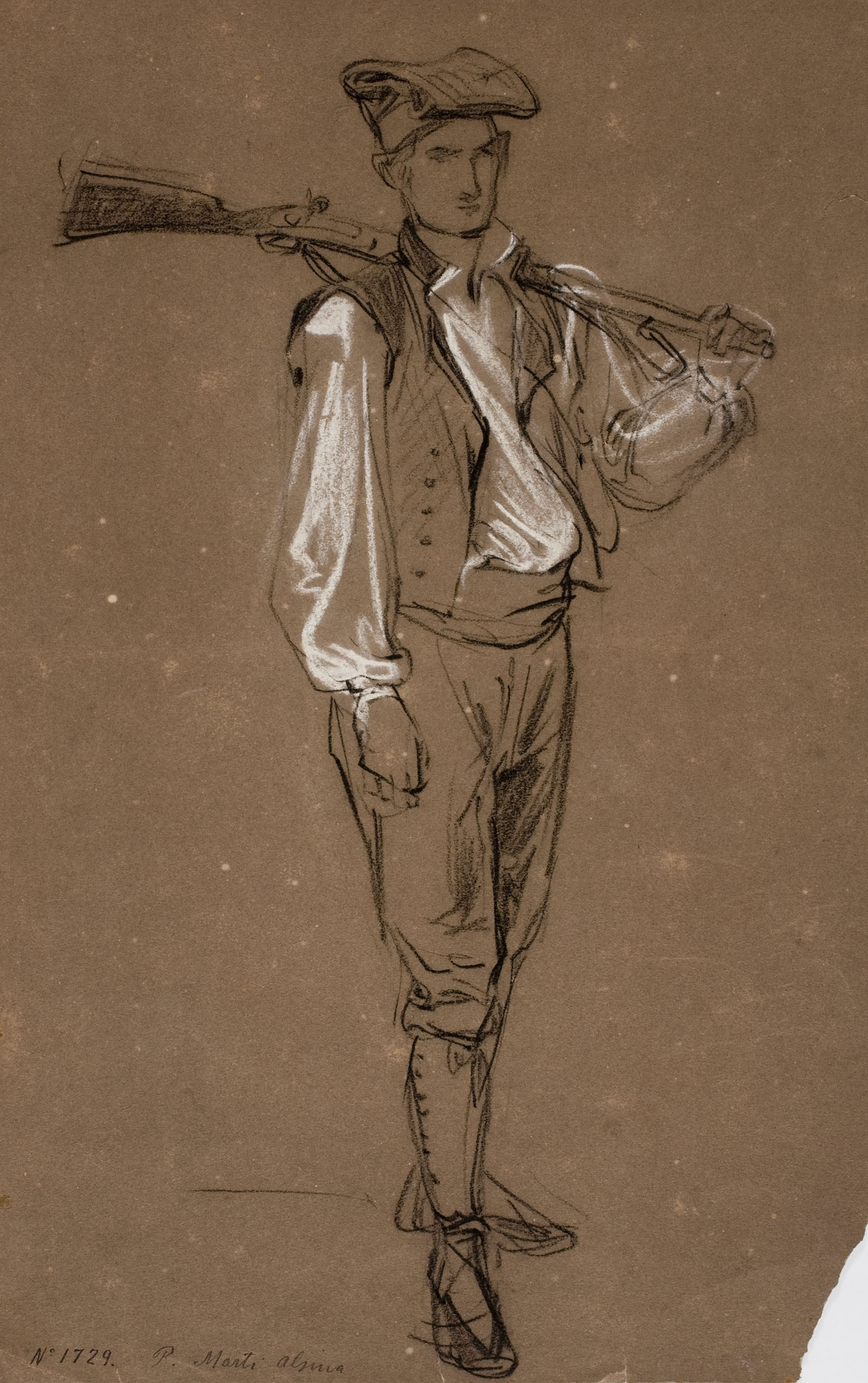 Ramon Martí i Alsina - Miquelet - Cap a 1860-1870 image for: Ramon Martí i Alsina - Miquelet - Cap a 1860-1870