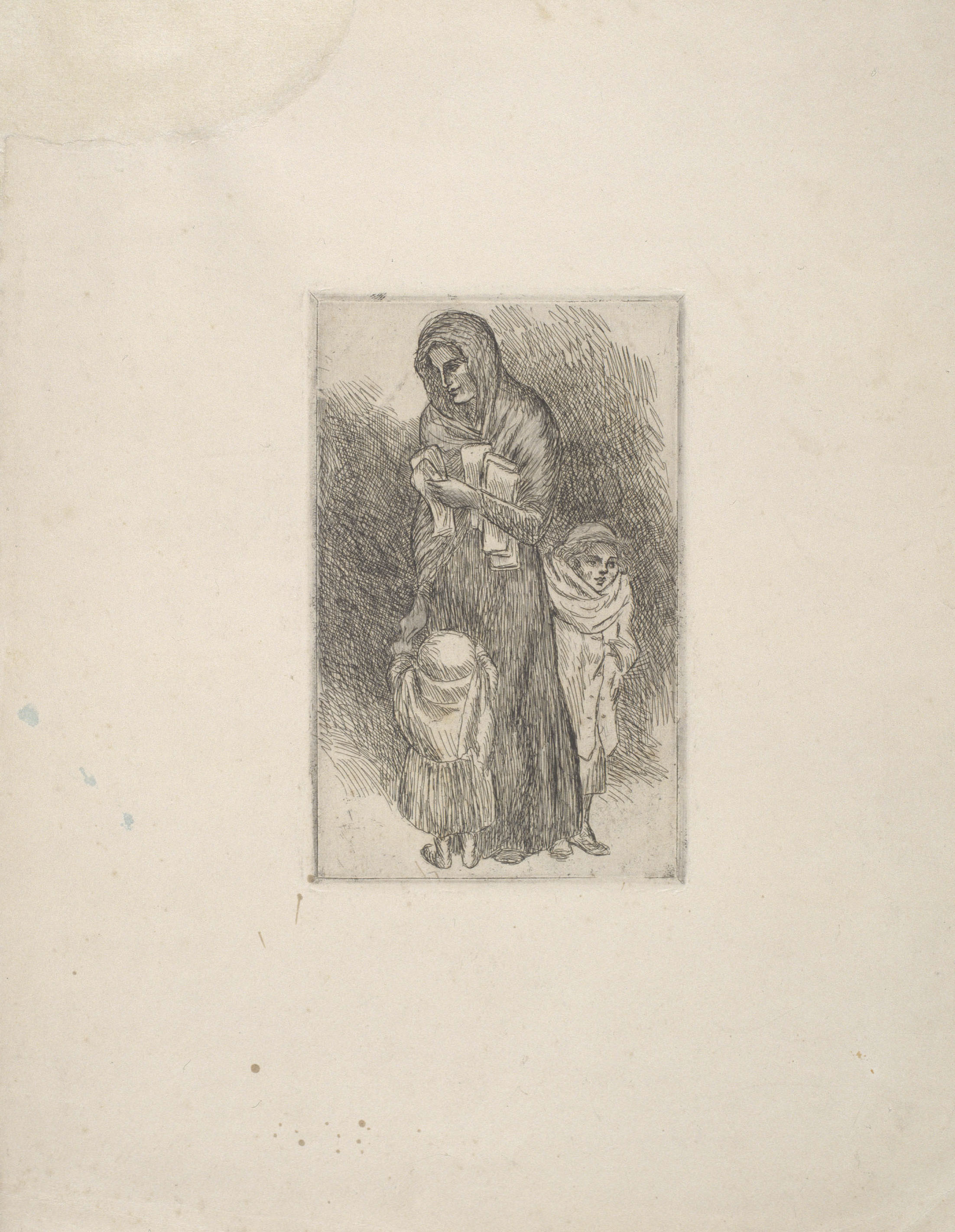 image for: Juli González - Dona amb nens (Femme aux enfants) - Cap a 1904-1910