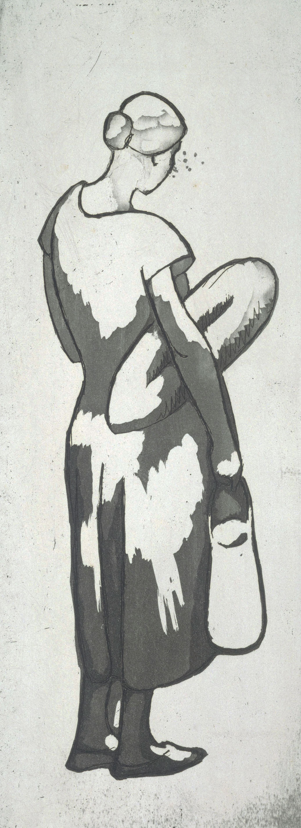 image for: Juli González - Dona tornant del mercat, núm. 1 (Femme revenant du marché, no. 1) - 1927