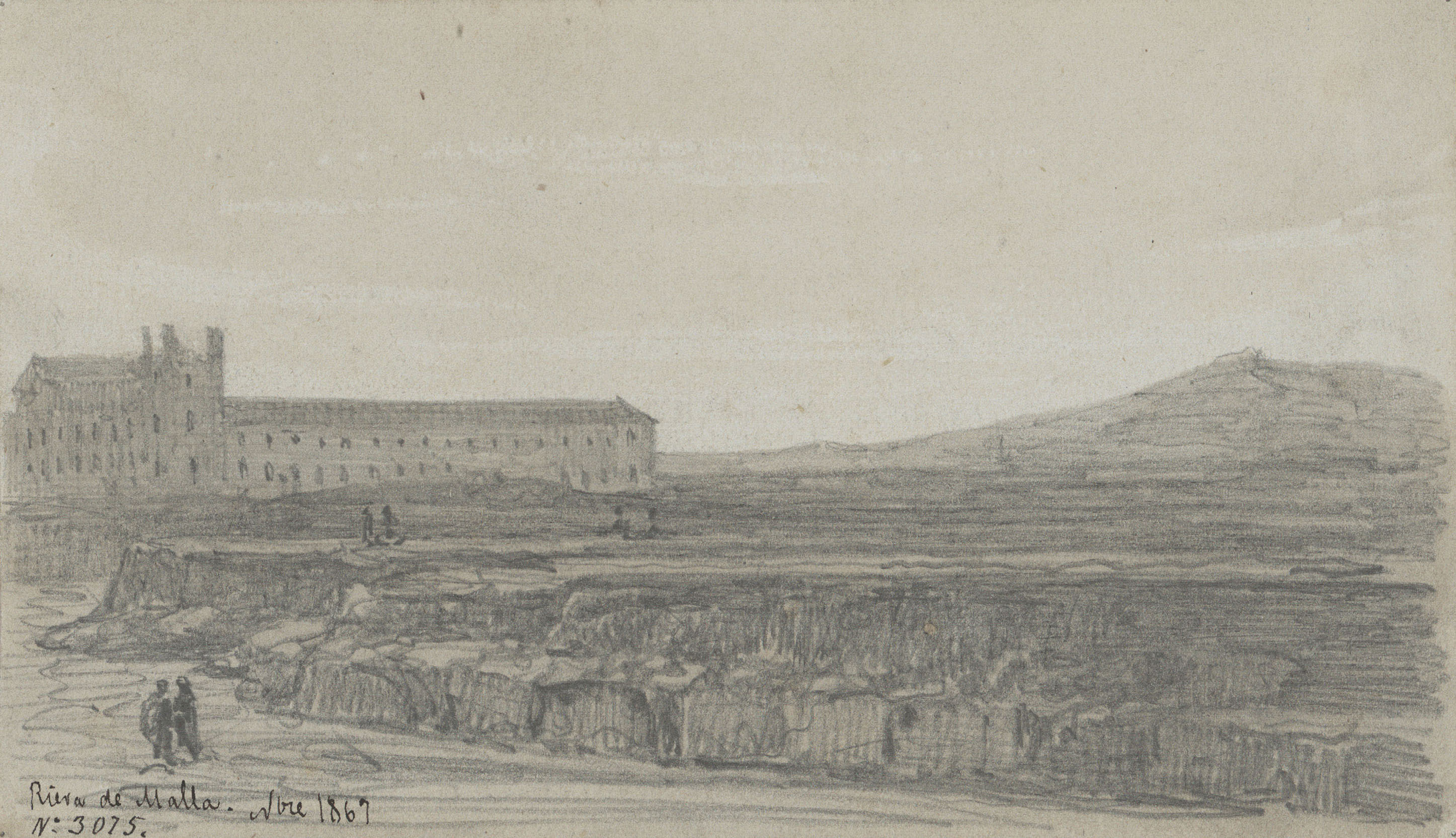 image for: Lluís Rigalt - Riera de Malla - Novembre de 1867