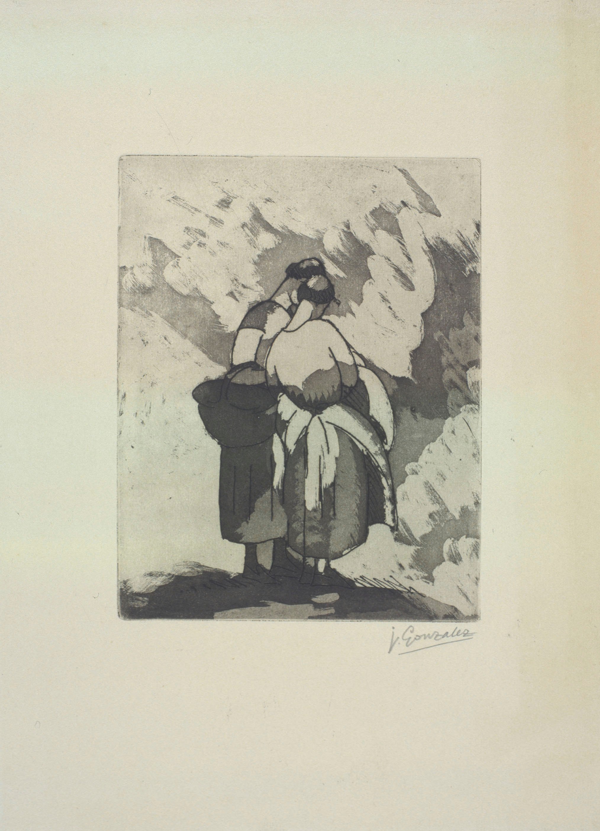 image for: Juli González - Dues camperoles (Deux paysannes) - 1927