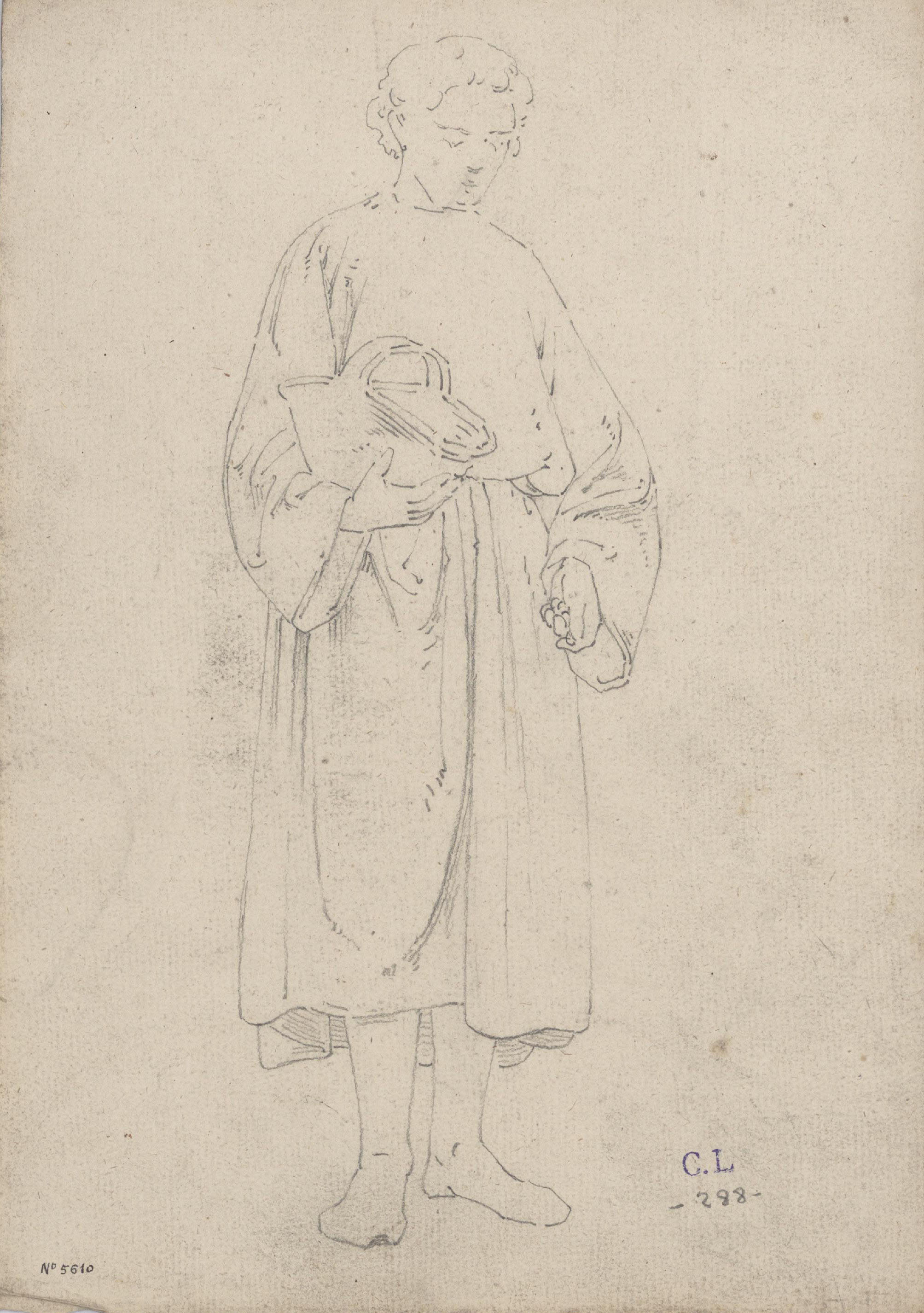 Claudi Lorenzale - Sant Medir (anvers i revers) - Cap a 1850-1870 image for: Claudi Lorenzale - Sant Medir (anvers i revers) - Cap a 1850-1870