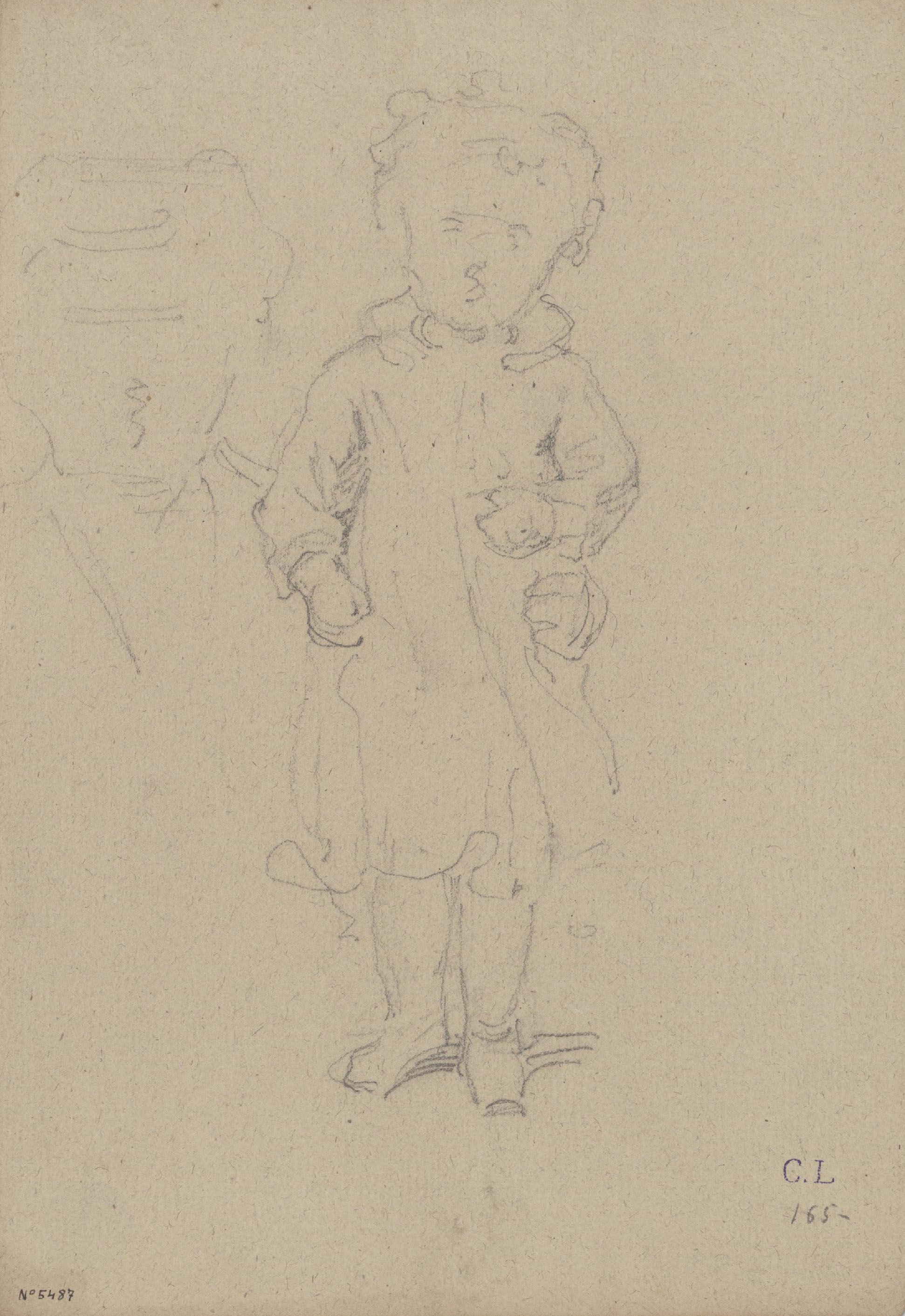 image for: Claudi Lorenzale - Nen - Cap a 1850-1870