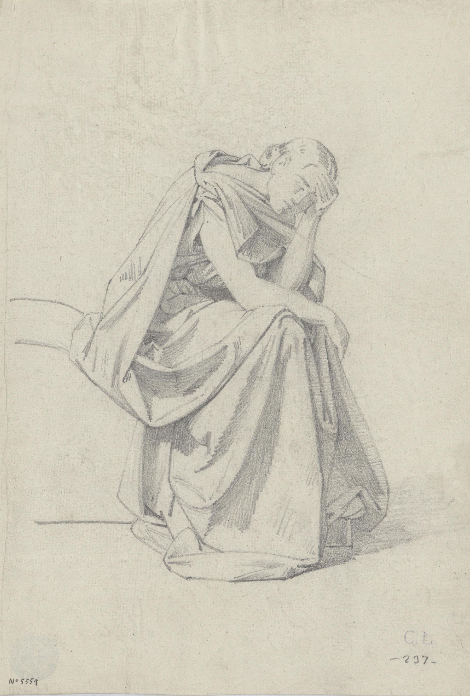image for: Claudi Lorenzale - Dona asseguda - Cap a 1850-1870