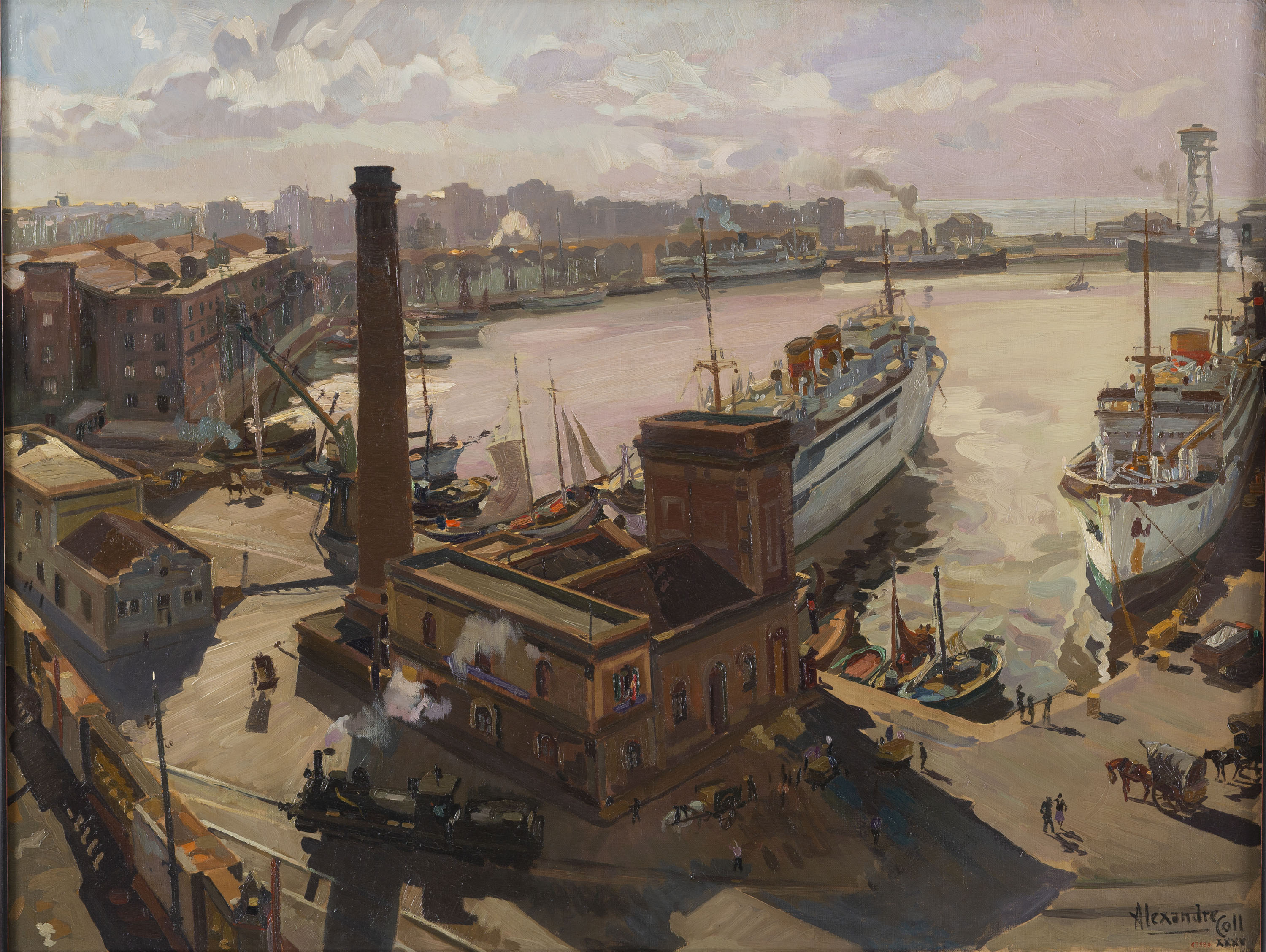 image for: Alexandre Coll - La dàrsena - 1935