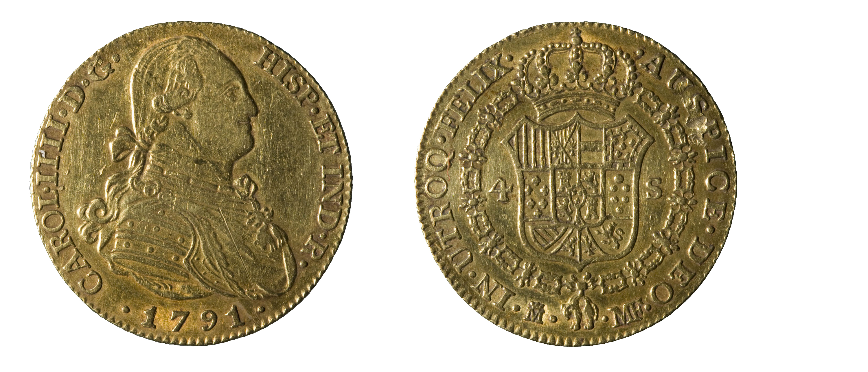 image for: Carles IV d'Espanya - 4 escuts - 1791