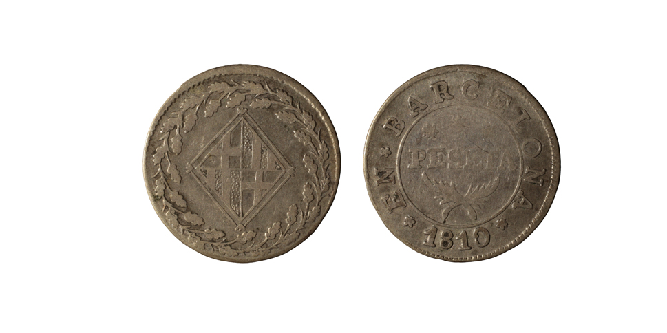 image for: Ocupació francesa - 1 pesseta - 1810