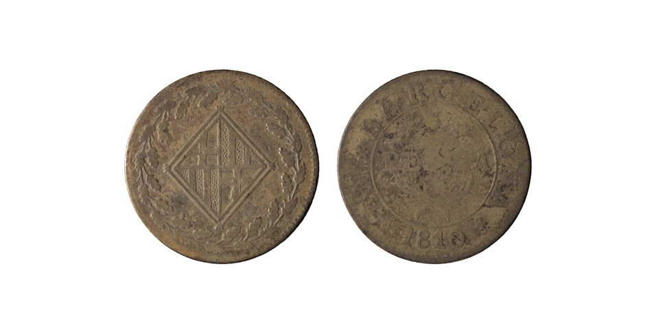 image for: Ocupació francesa - 1 pesseta - 1810