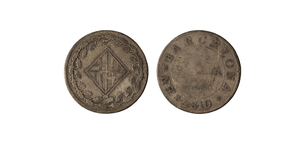 image for: Ocupació francesa - 1 pesseta - 1810