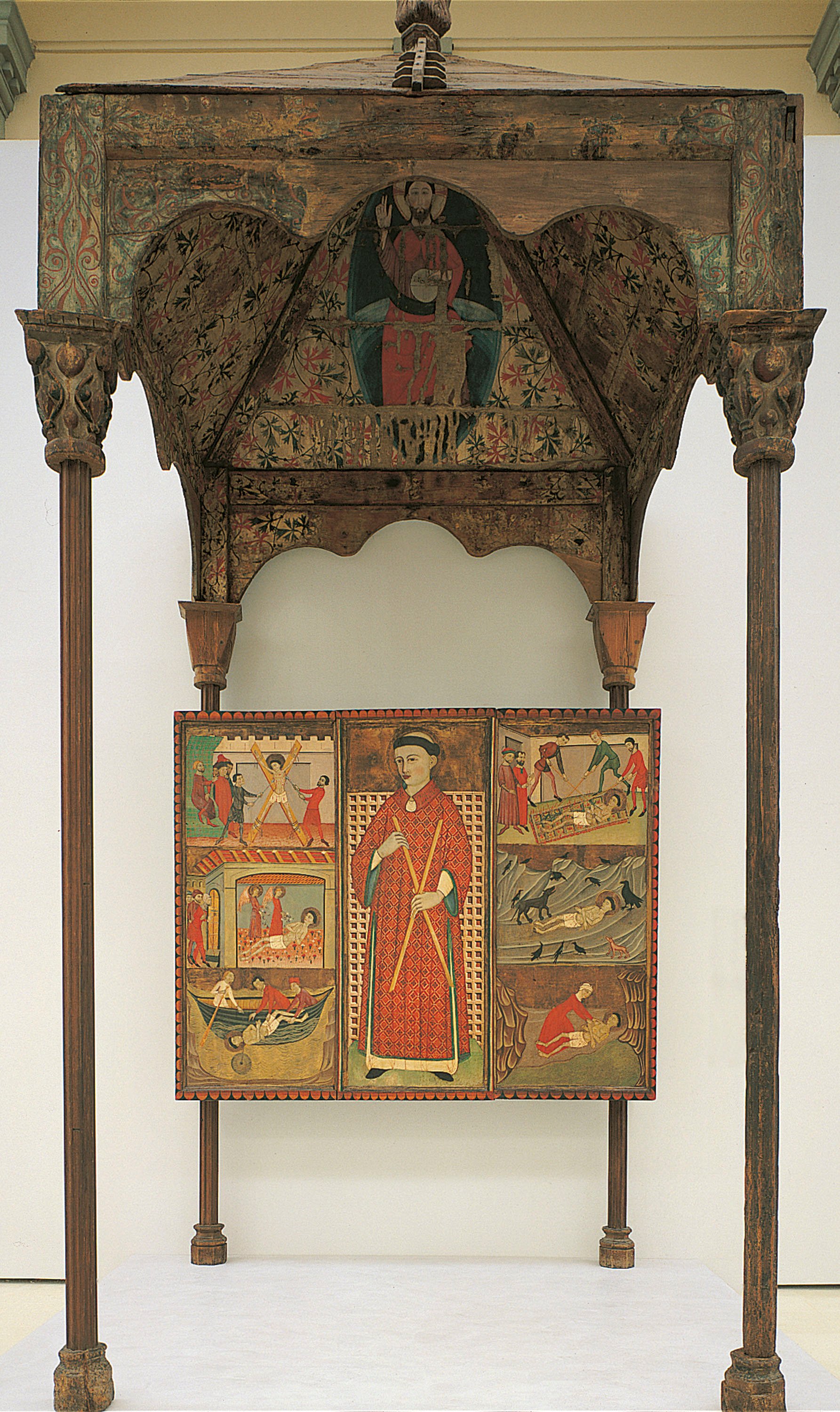 image for: Mestre d'Estamariu - Baldaquí - Estructura del segle XIII pintada al tercer quart del segle XIV