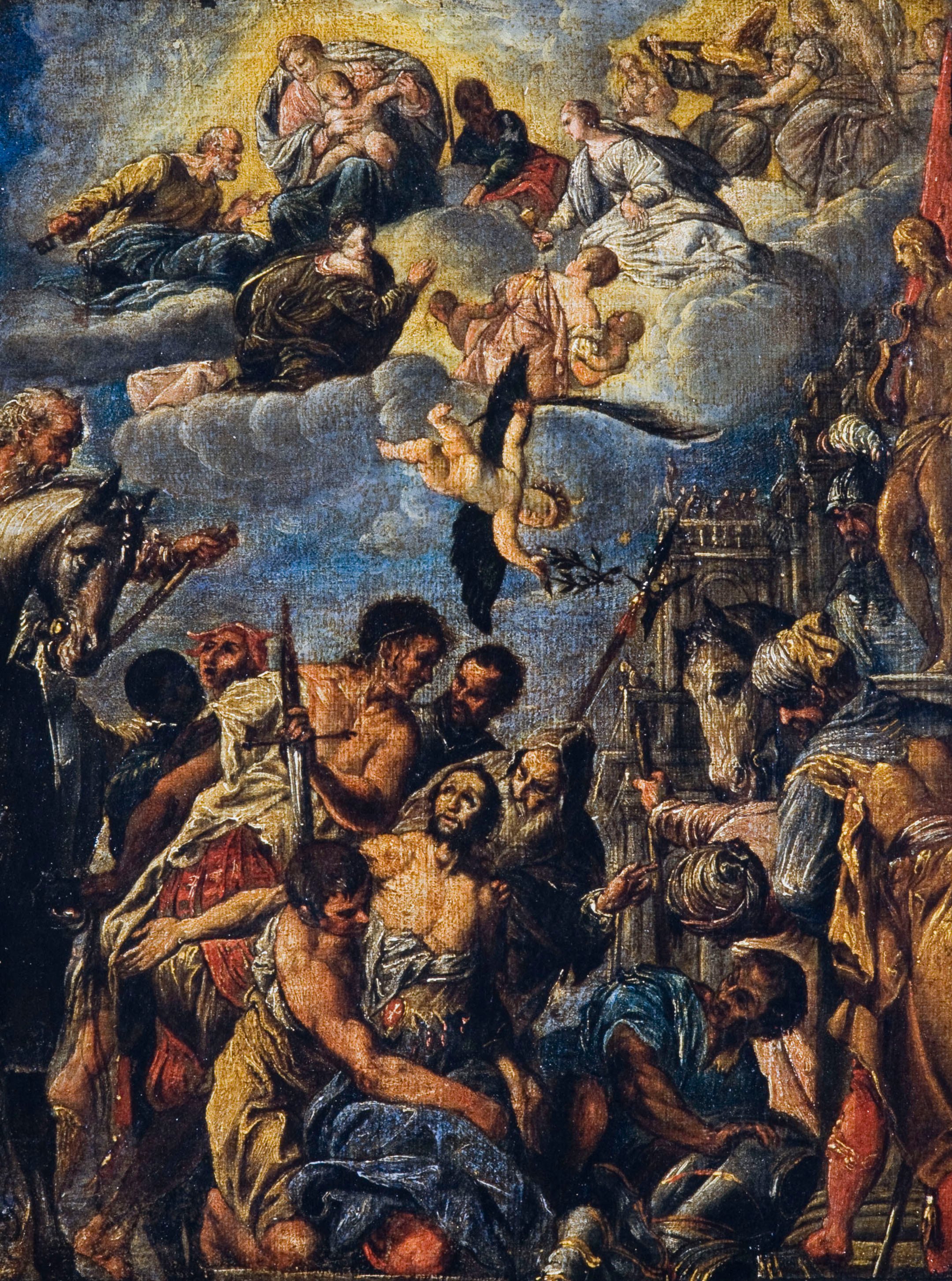 image for: Anònim - Còpia del «Martiri de sant Jordi» del Veronese - Entre 1564-1650