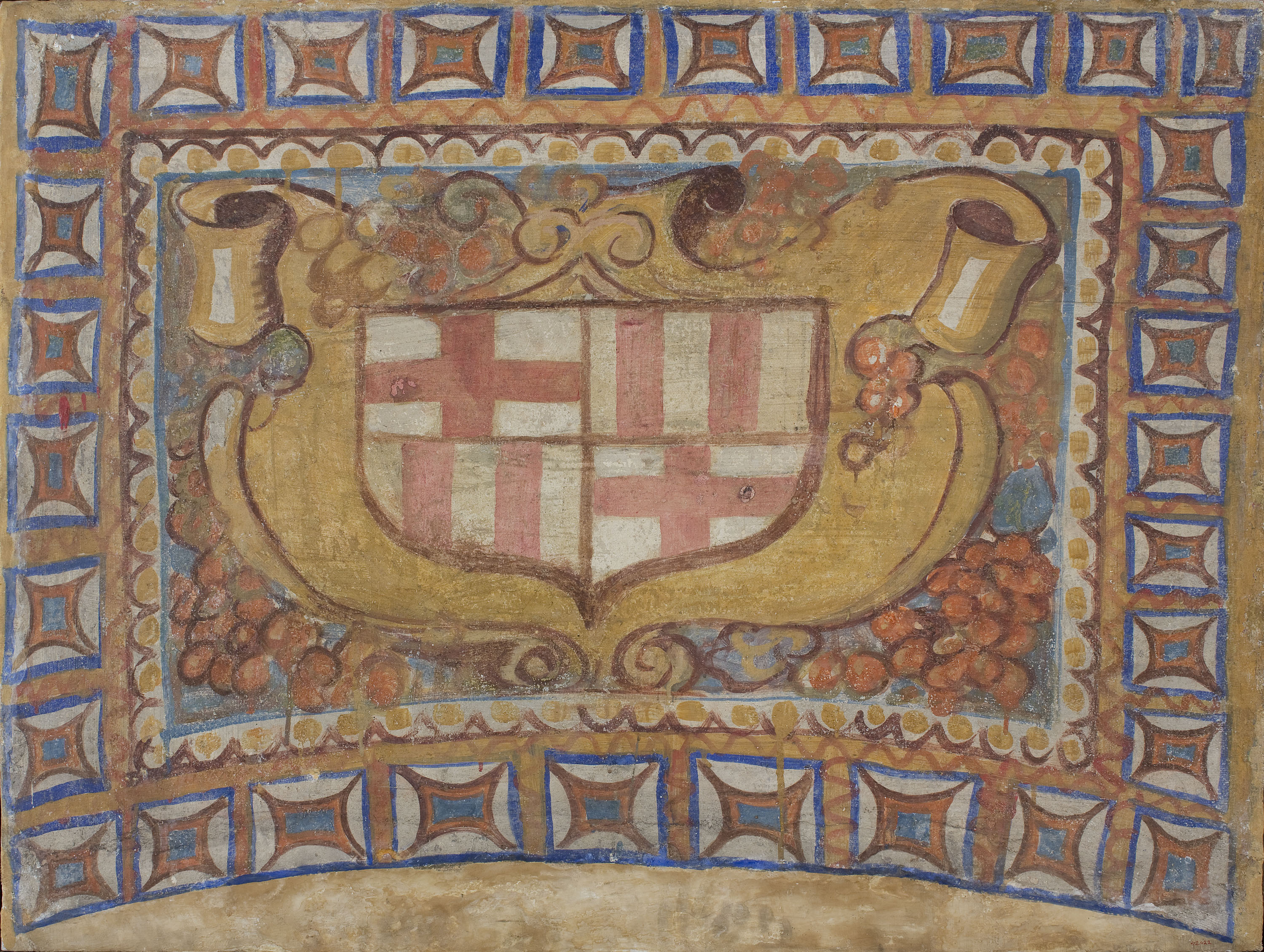 image for: Xavier Nogués - Fragment de la decoració mural del celler de les Galeries Laietanes - 1915