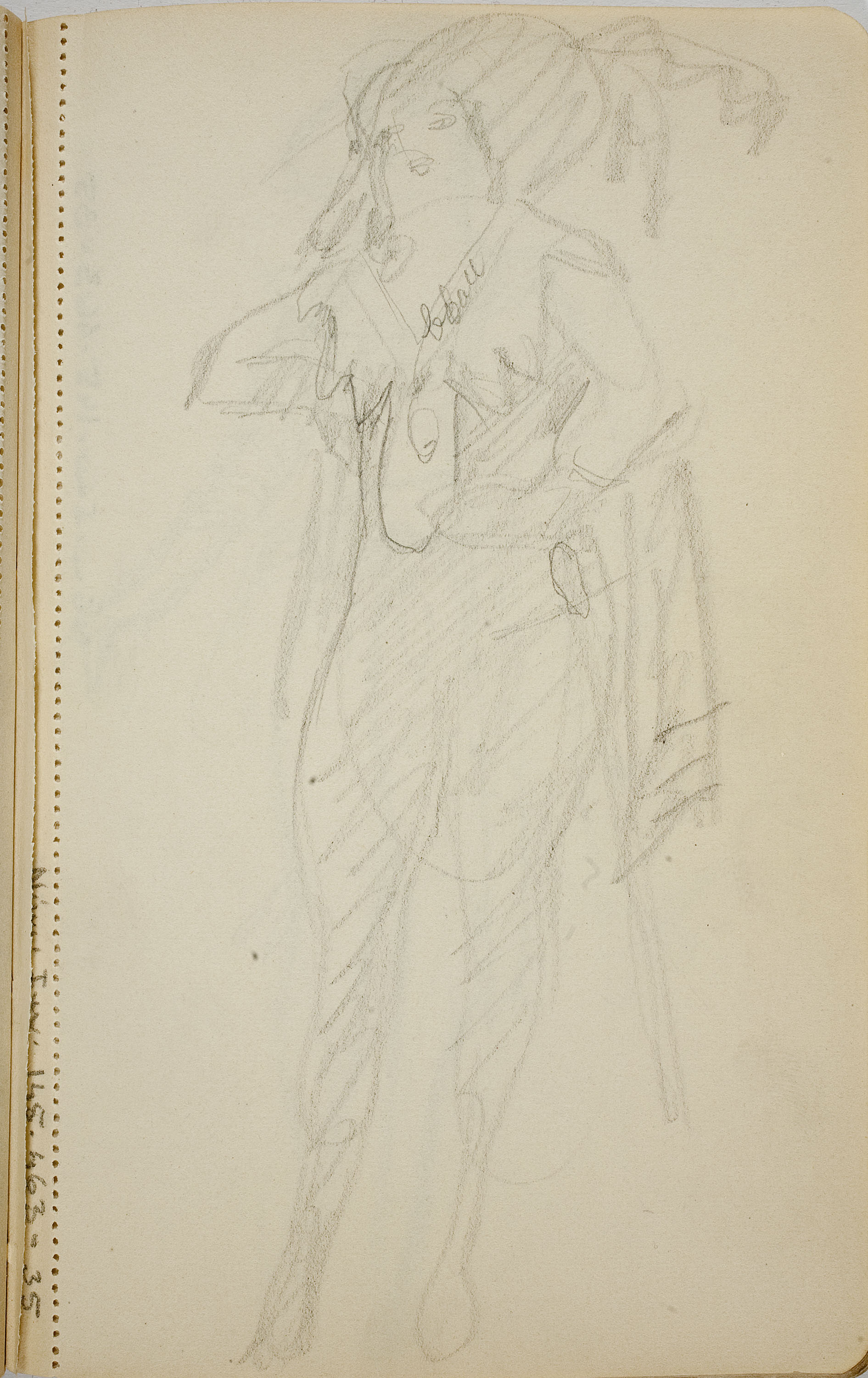 image for: Ismael Smith - Croquis de figura masculina - Cap a 1909-1916