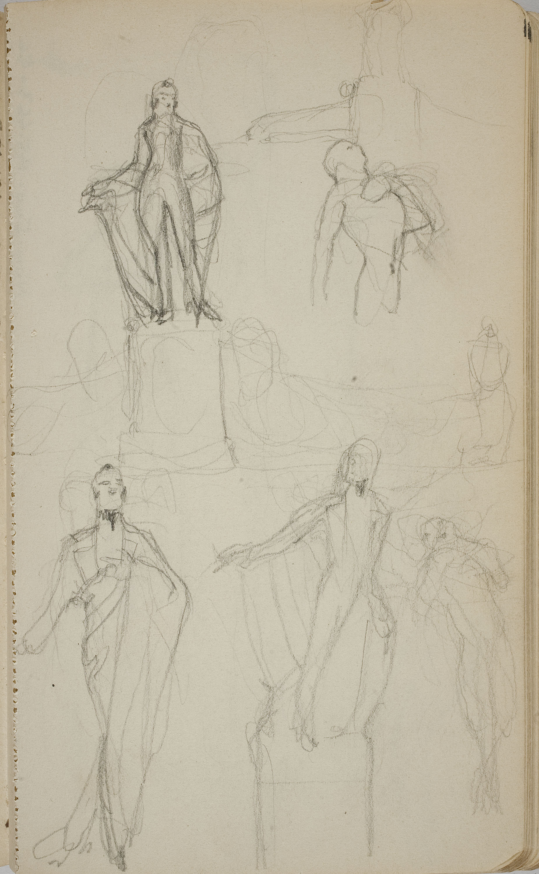 image for: Ismael Smith - Croquis de figures - Cap a 1916